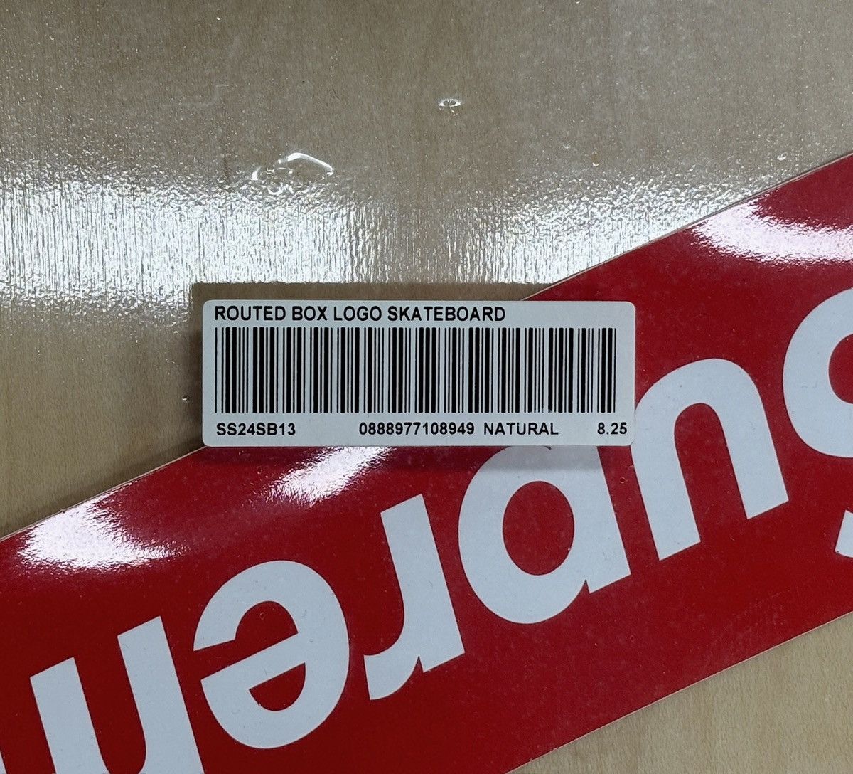 Supreme Suprme sup 24ss week1 Routed Box Logo Skateboard Size ONE SIZE - 6 Thumbnail