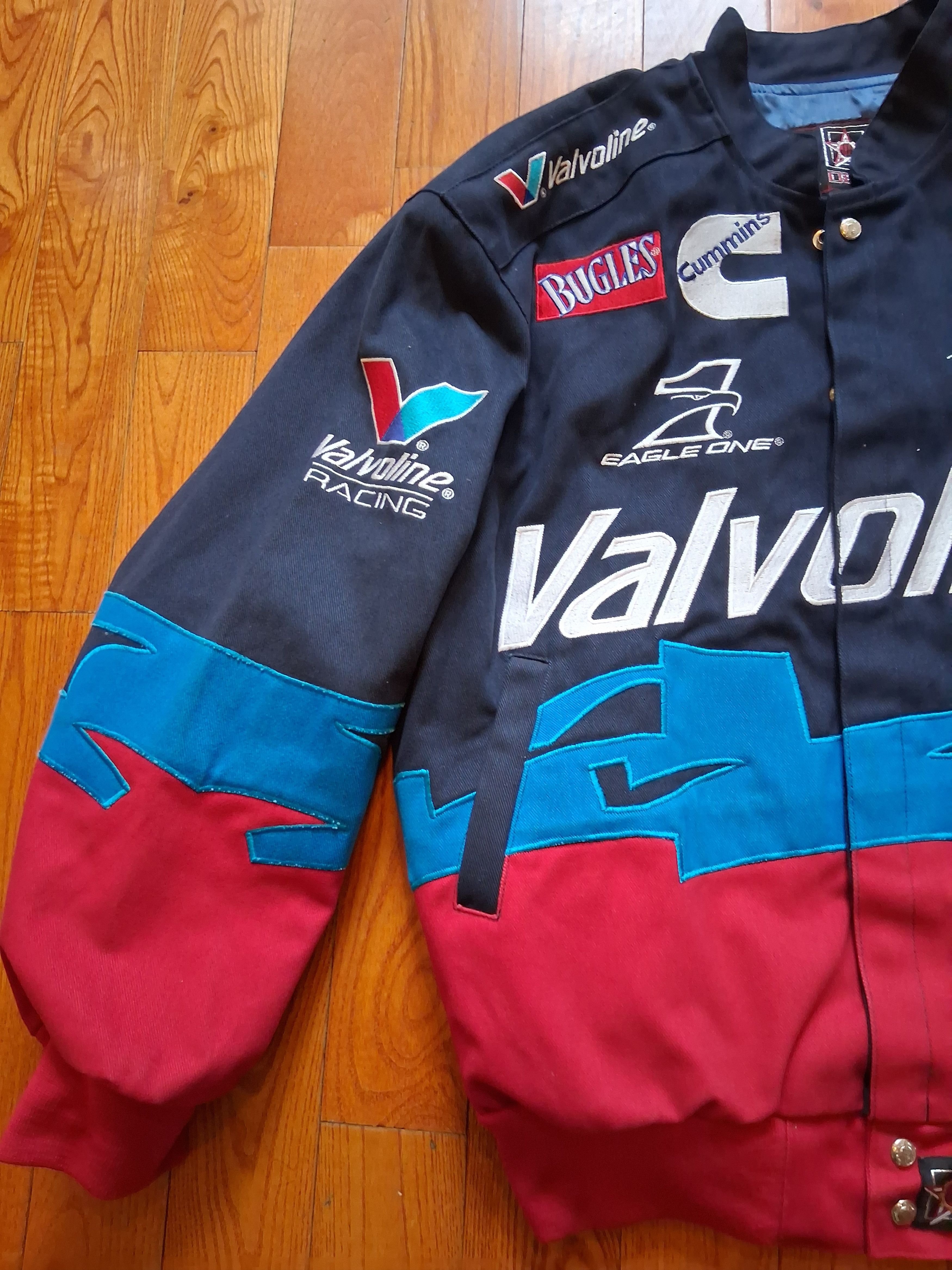 JH Design 1990s Mark Martin Jacket Valvoline Racing JH Designs NWT Size US XL / EU 56 / 4 - 2 Thumbnail