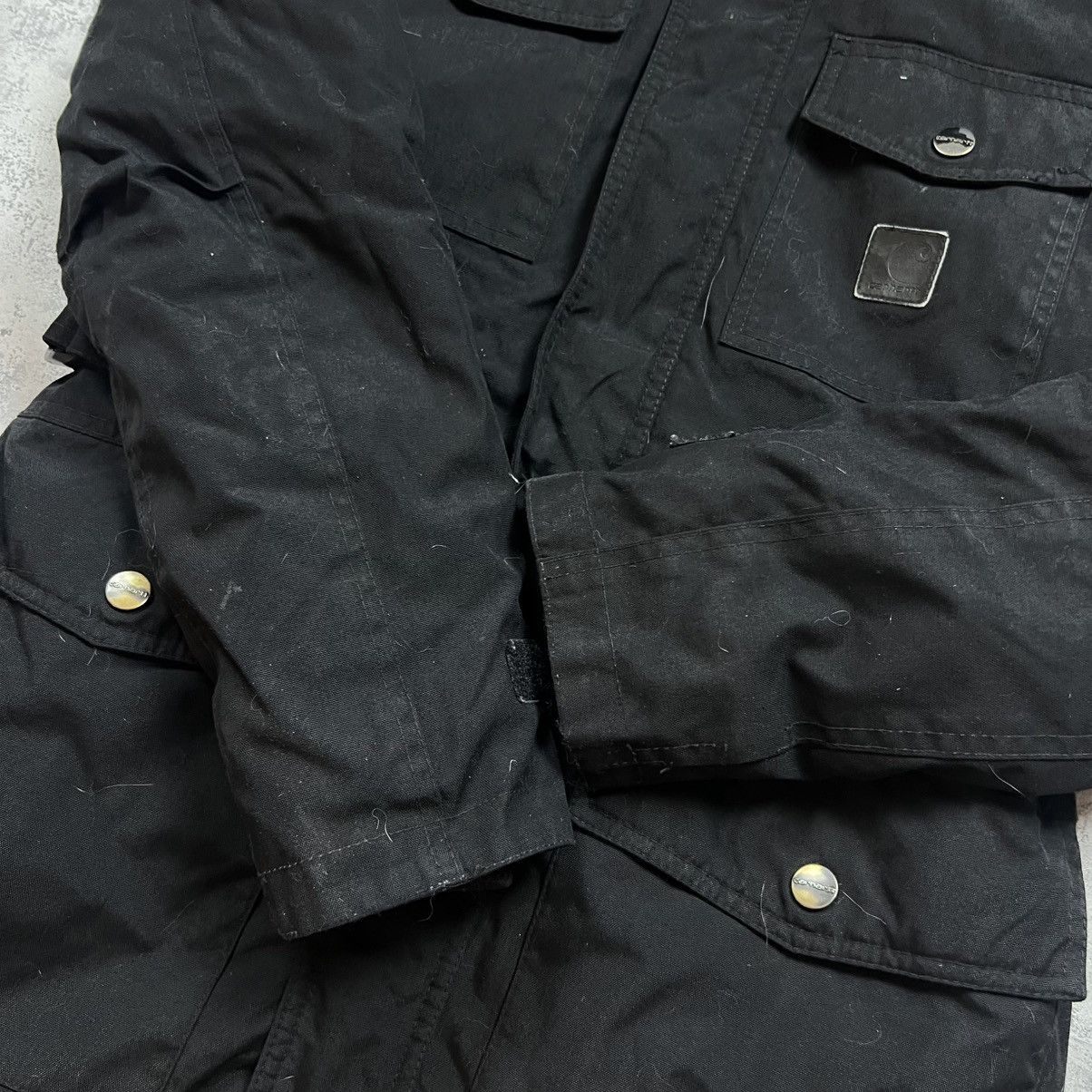 Carhartt 00s Carhartt Fur Vintage Hooded Parka Winter Jacket Size US S / EU 44-46 / 1 - 9 Thumbnail