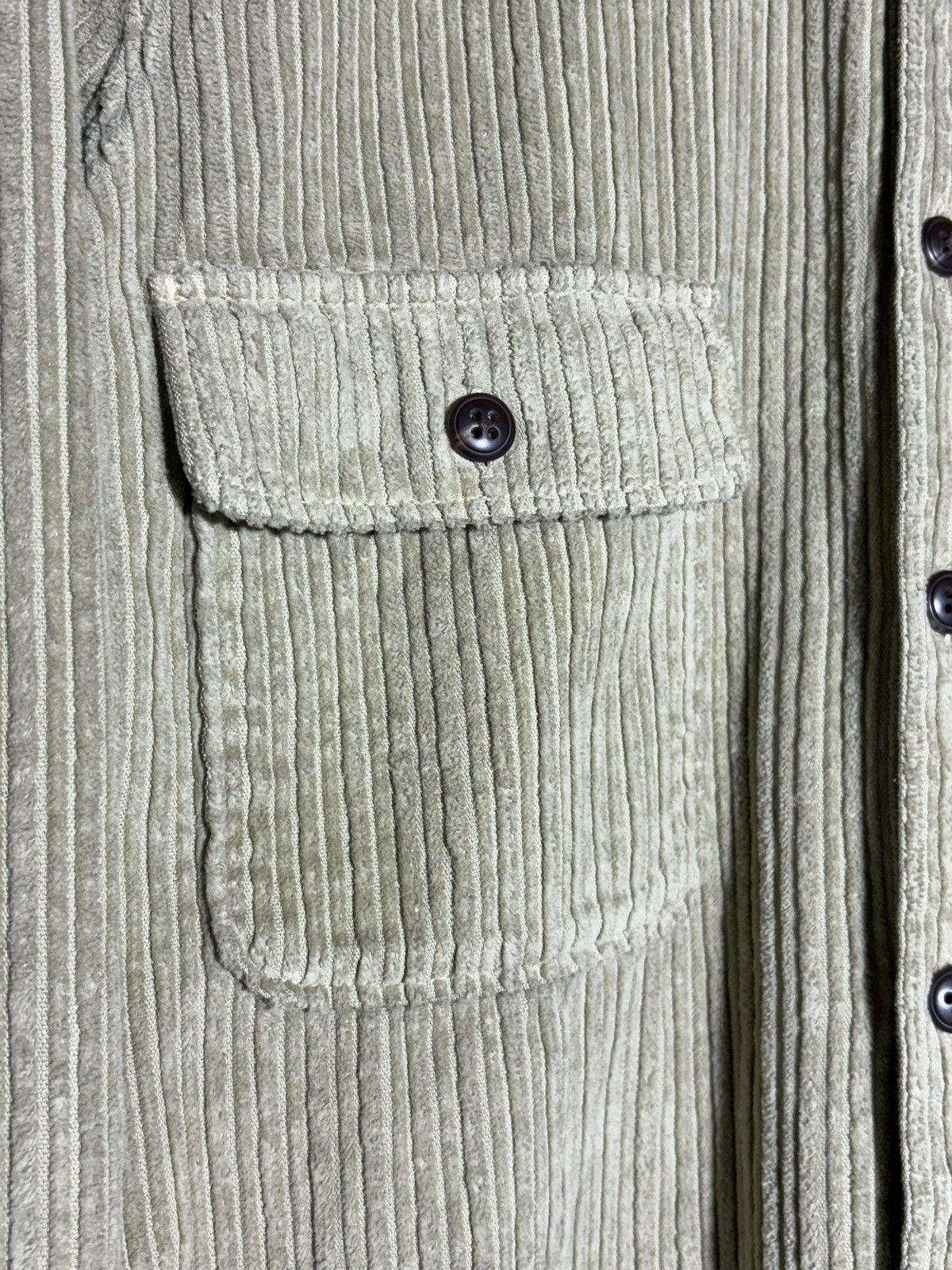 Tintoria Mattei Tintoria Mattei 954 Long Sleeve Corduroy Shirt Luxury Size US M / EU 48-50 / 2 - 7 Thumbnail