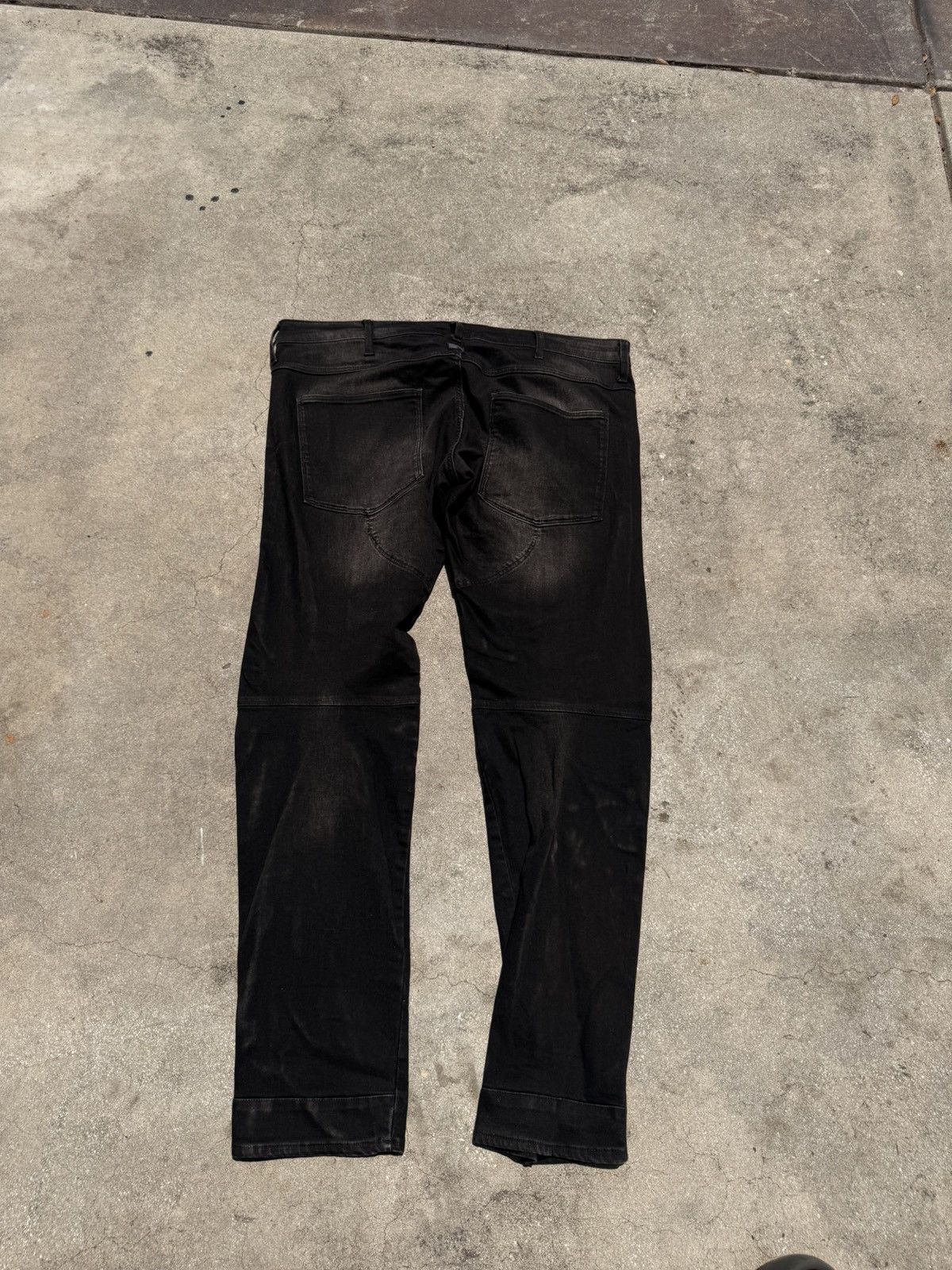 G-Star G-STAR 3D Cut Low tapered Men's Button Fly Stretch Black Size US 36 / EU 52 - 2 Thumbnail