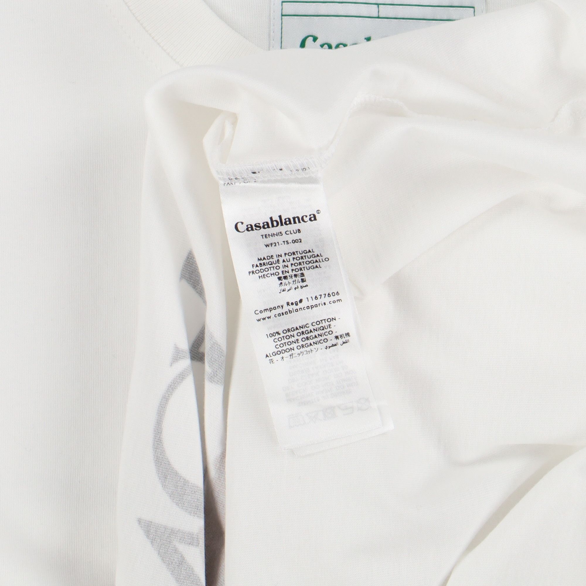 Casablanca White Handbag Logo T-shirt Size US XXS / EU 40 - 6 Thumbnail