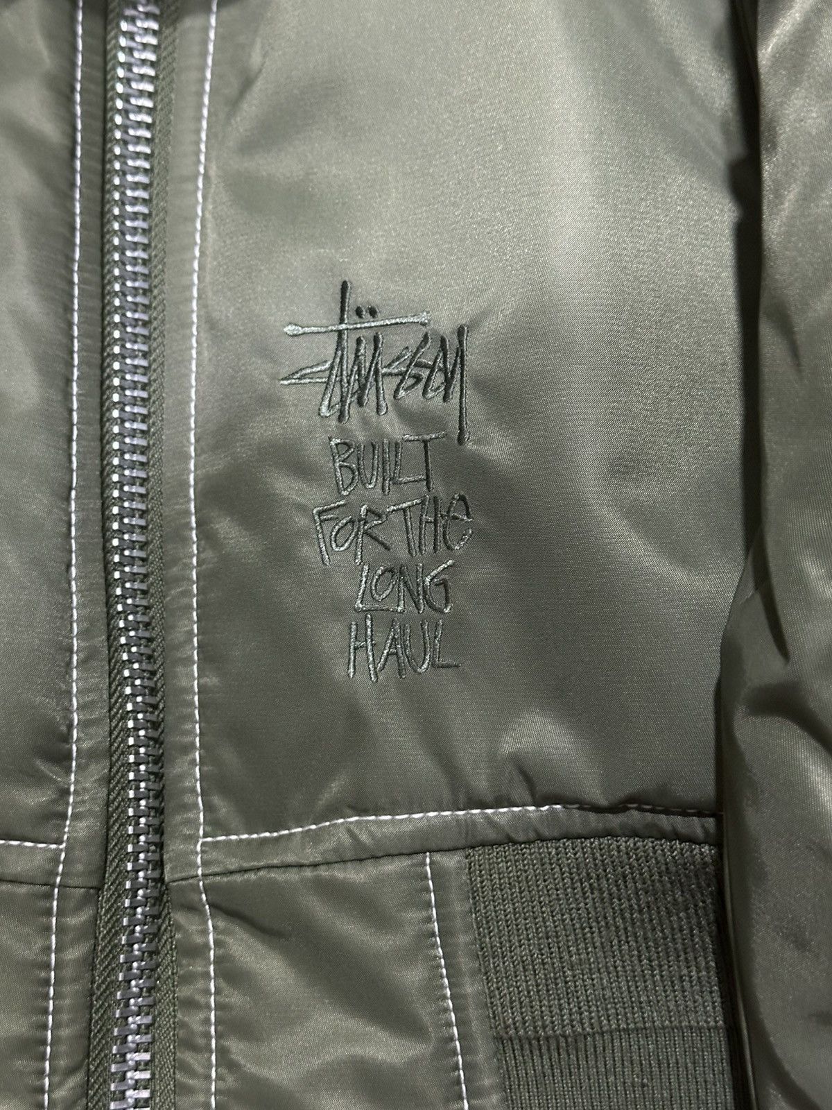Stussy Stussy Built Reversible Bomber Jacket - Olive Size US M / EU 48-50 / 2 - 3 Thumbnail