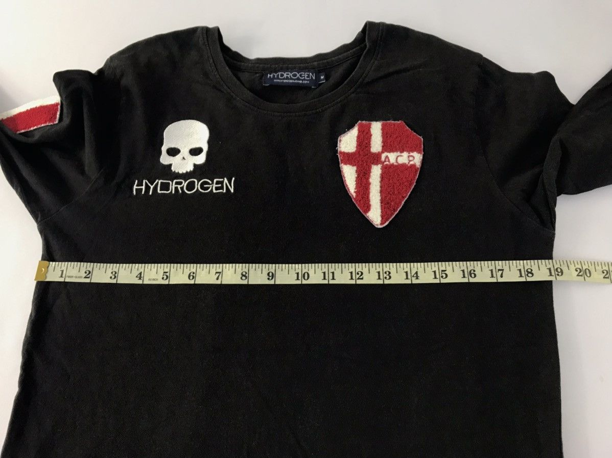 Japanese Brand Hype Hydrogen Jeans Embroidery Logo Longsleeve Tee Size US M / EU 48-50 / 2 - 11 Thumbnail