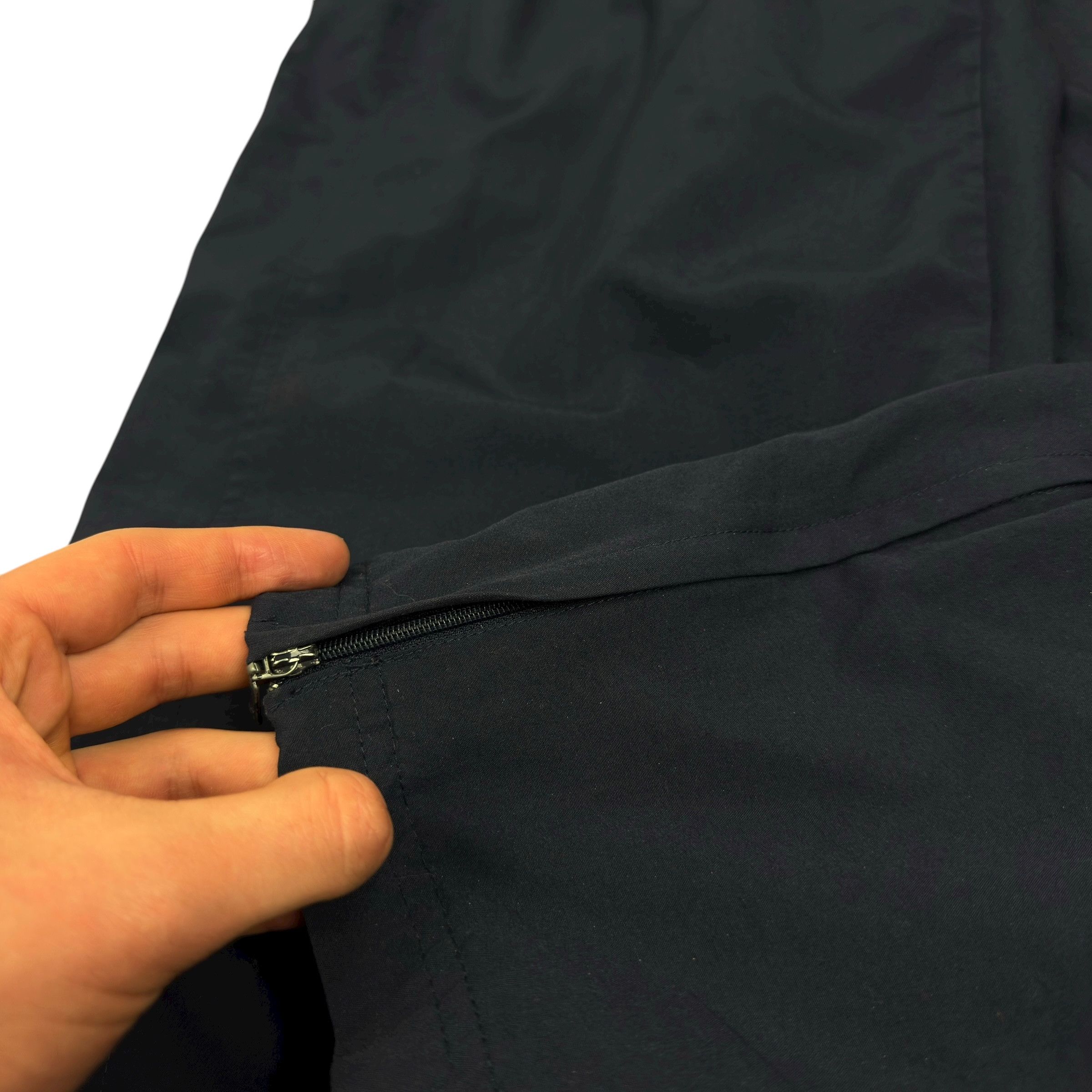 Adidas Adidas Navy Blue Straight Leg Ankle Zip Track Pants Size US 30 / EU 46 - 8 Thumbnail