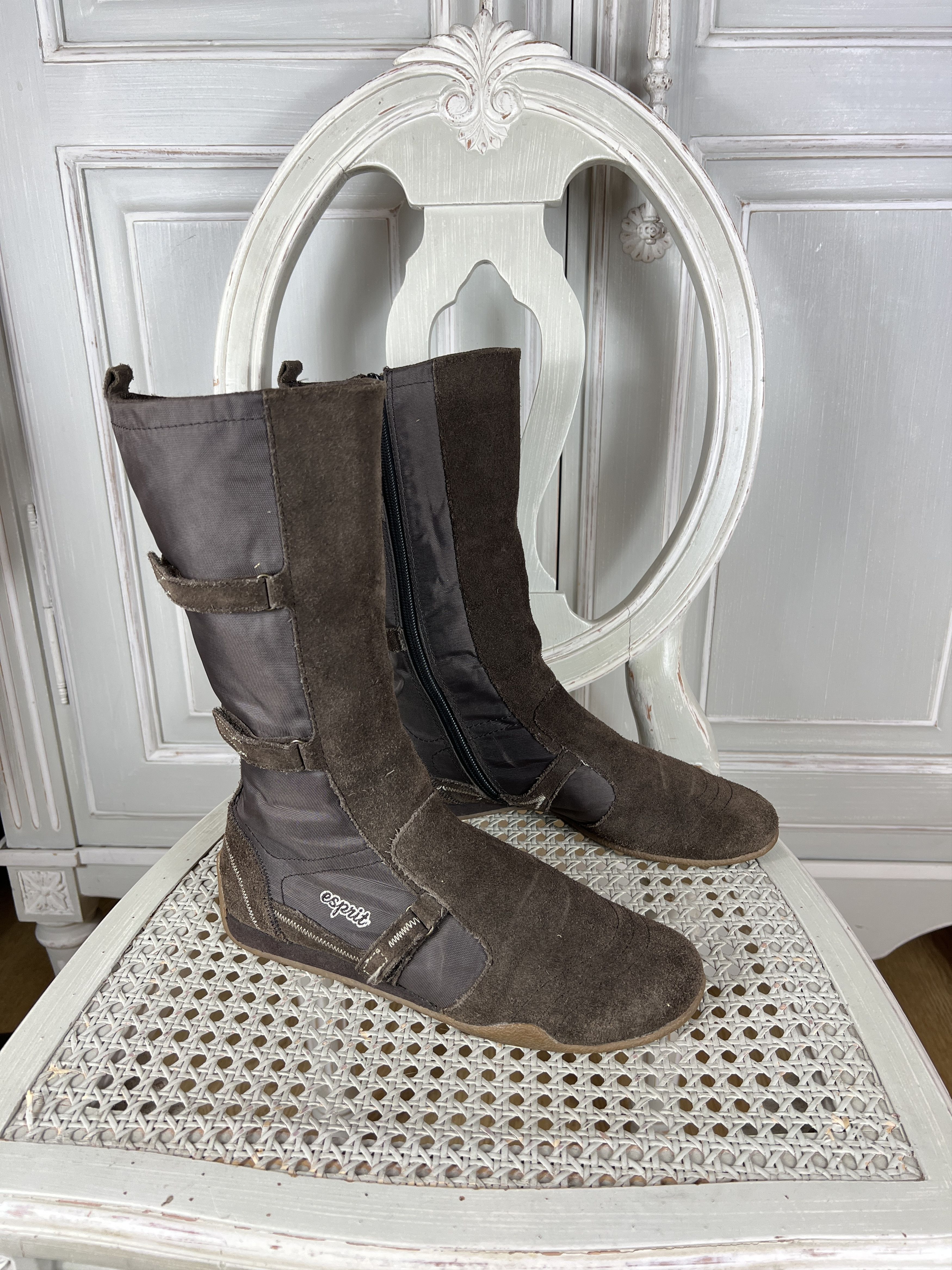 Esprit VINTAGE HIGHBOOTS BONDAGE ESPRIT MOTO RACING SHOES Size US 9 / IT 39 - 1 Thumbnail