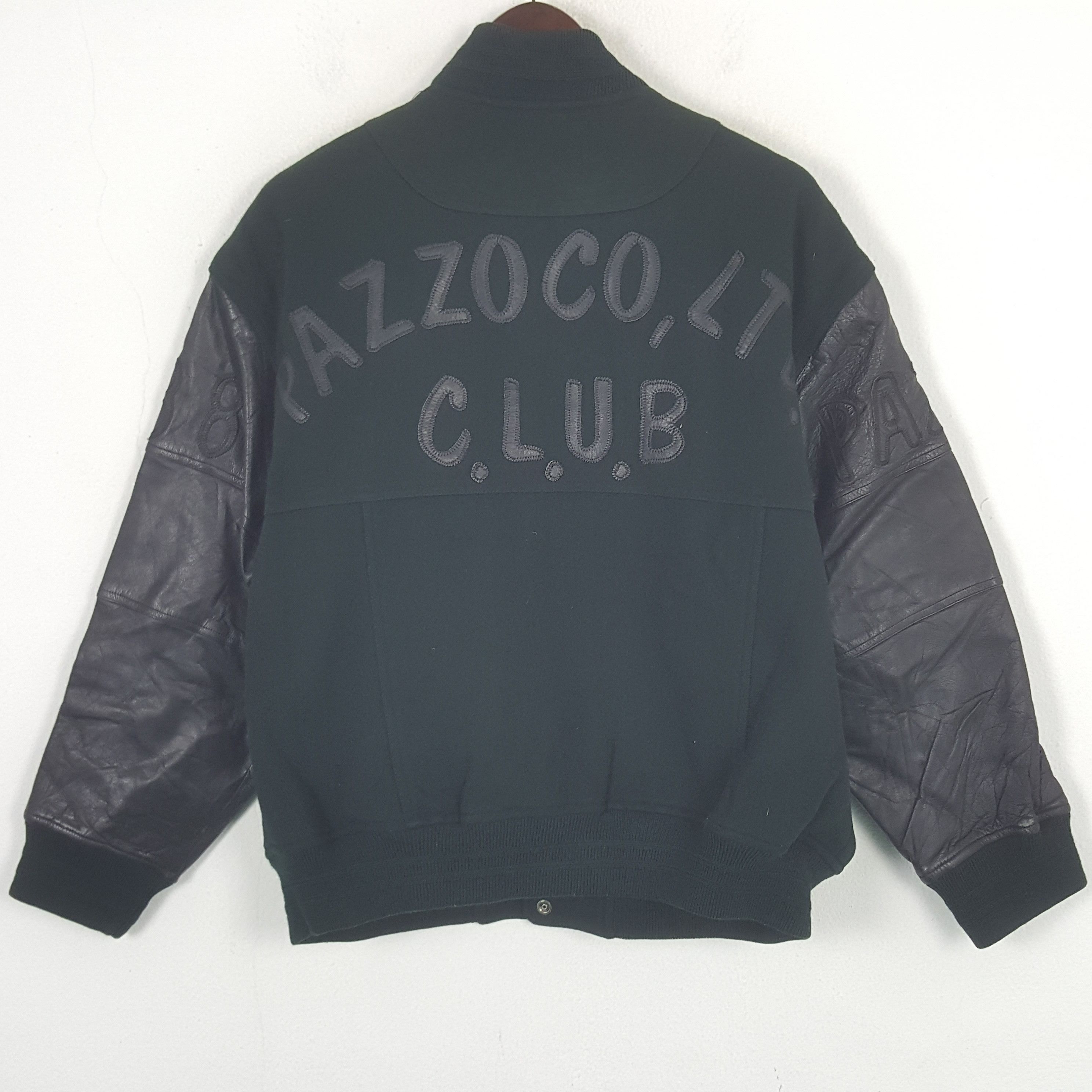 Vintage Pazzoco,LTD Sleeve Leather Varsity Jacket