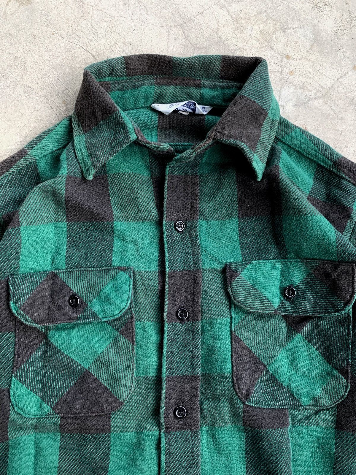 Vintage Cropped button up shirt flannel mr.leggs boxy Size US L / EU 52-54 / 3 - 5 Thumbnail