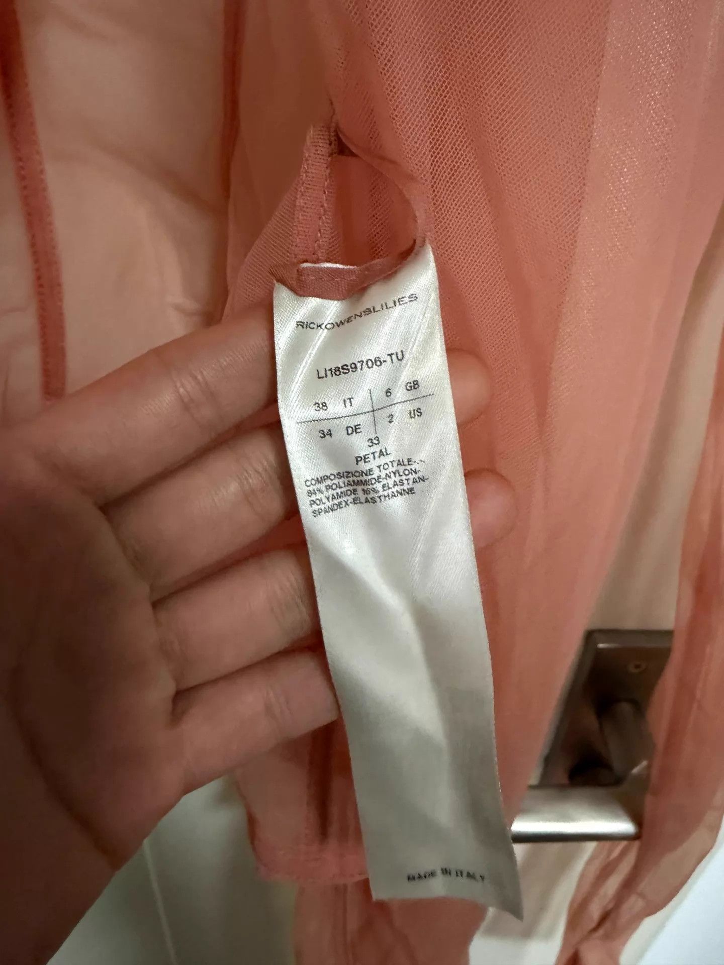 Rick Owens Rick Owens Pink Stretch Sheer Sun Jacket 34 Size XXS / US 00 / IT 34 - 3 Thumbnail