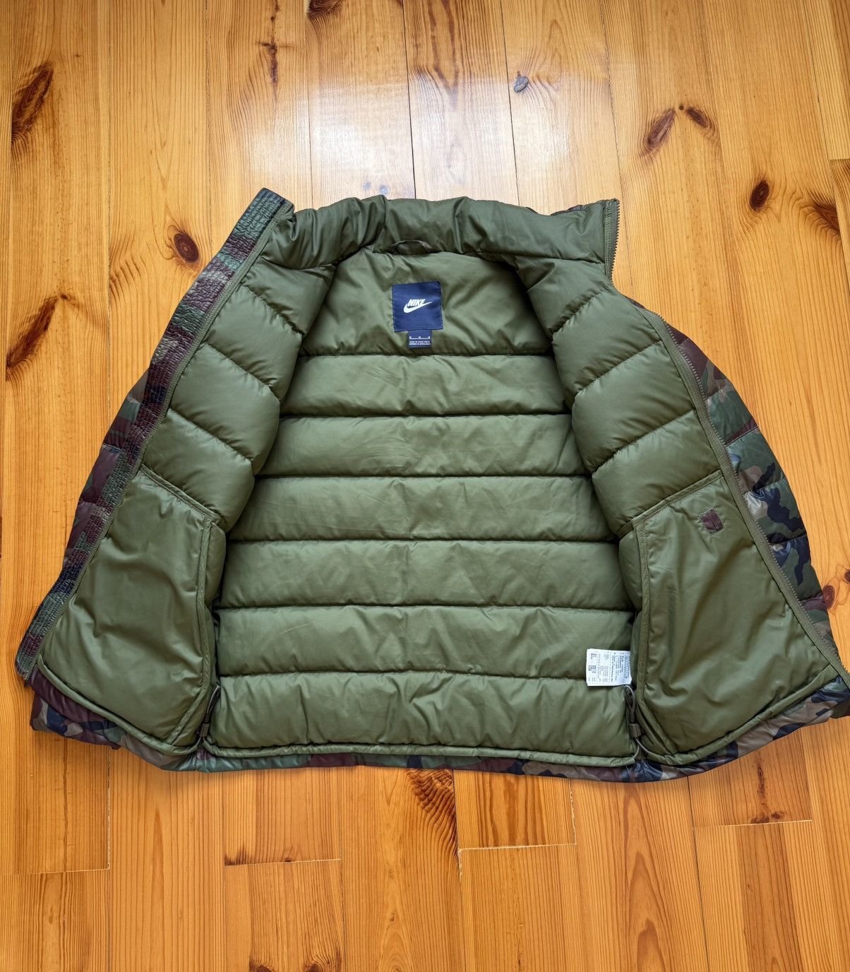 Nike Nike 550 Down Camo Full Zip Men’s Puffer Jacket Size M Size US M / EU 48-50 / 2 - 6 Thumbnail