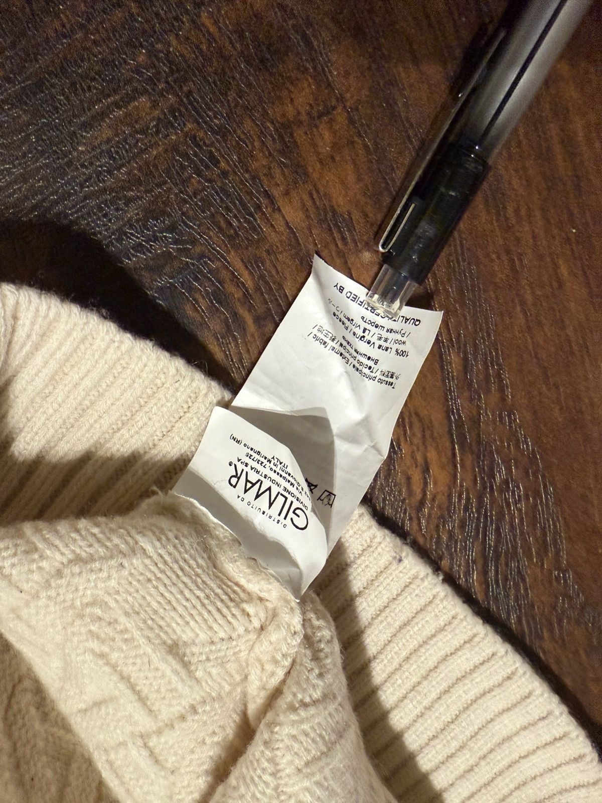 Paolo Pecora Textured knit virgin wool turtleneck Size US M / EU 48-50 / 2 - 6 Thumbnail