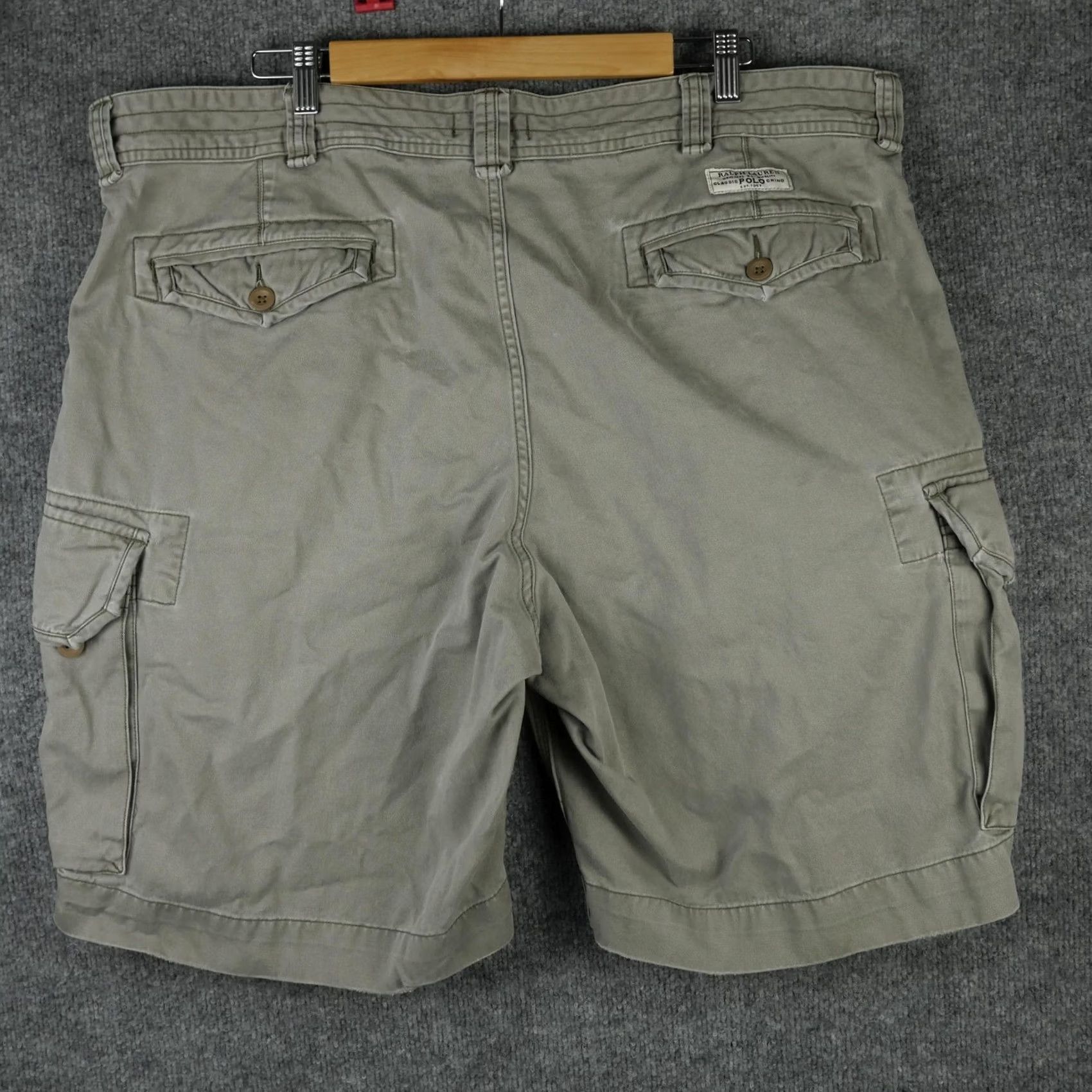 Polo Ralph Lauren Polo Ralph Lauren Cargo Shorts Mens 42 Green Classic Polo Chino Utility Pockets Size US XL / EU 56 / 4 - 2 Thumbnail
