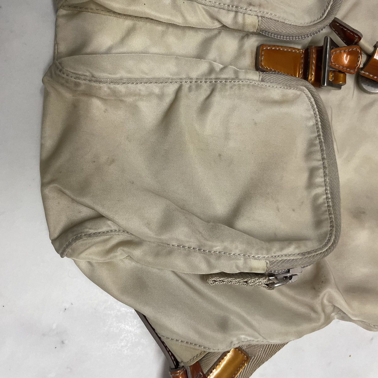 Prada Prada vintage nylon draw string rucksack Size ONE SIZE - 4 Thumbnail