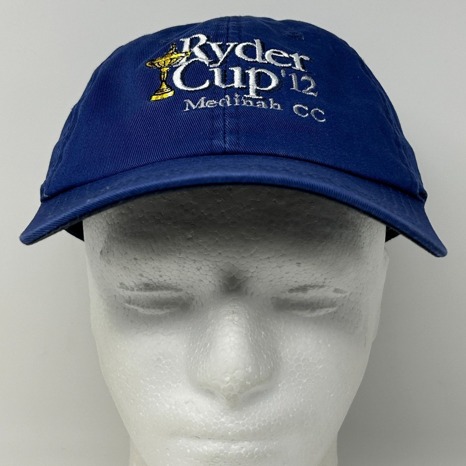 Other Ryder Cup 2012 Medinah CC Hat Baseball Cap Golfing Golf Blue Size ONE SIZE - 2 Thumbnail