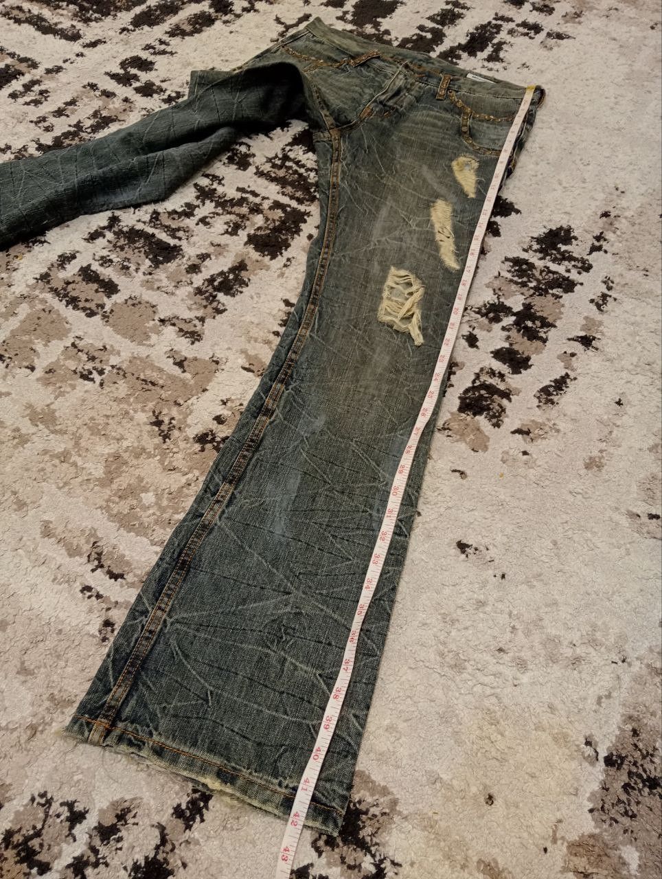 semanticdesign Vintage Semantic Design Japan Studded Bootcut Jeans Size US 32 / EU 48 - 13 Thumbnail