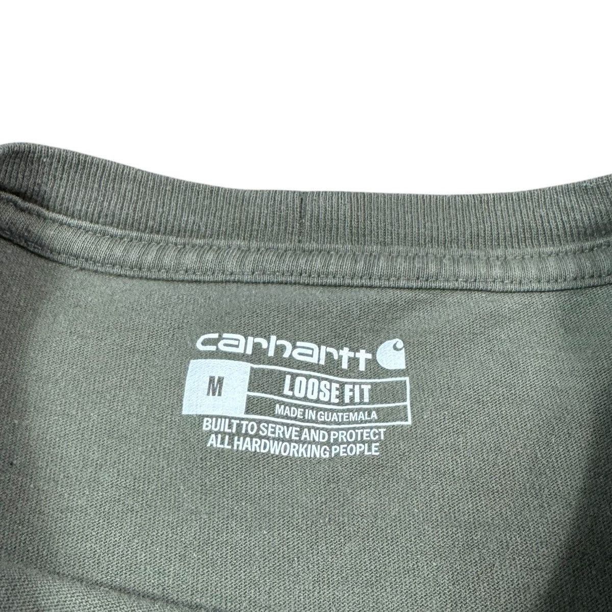 Carhartt Carhartt Green Patch Pocket Work Shirt Men's Medium FLAW Size US M / EU 48-50 / 2 - 5 Thumbnail