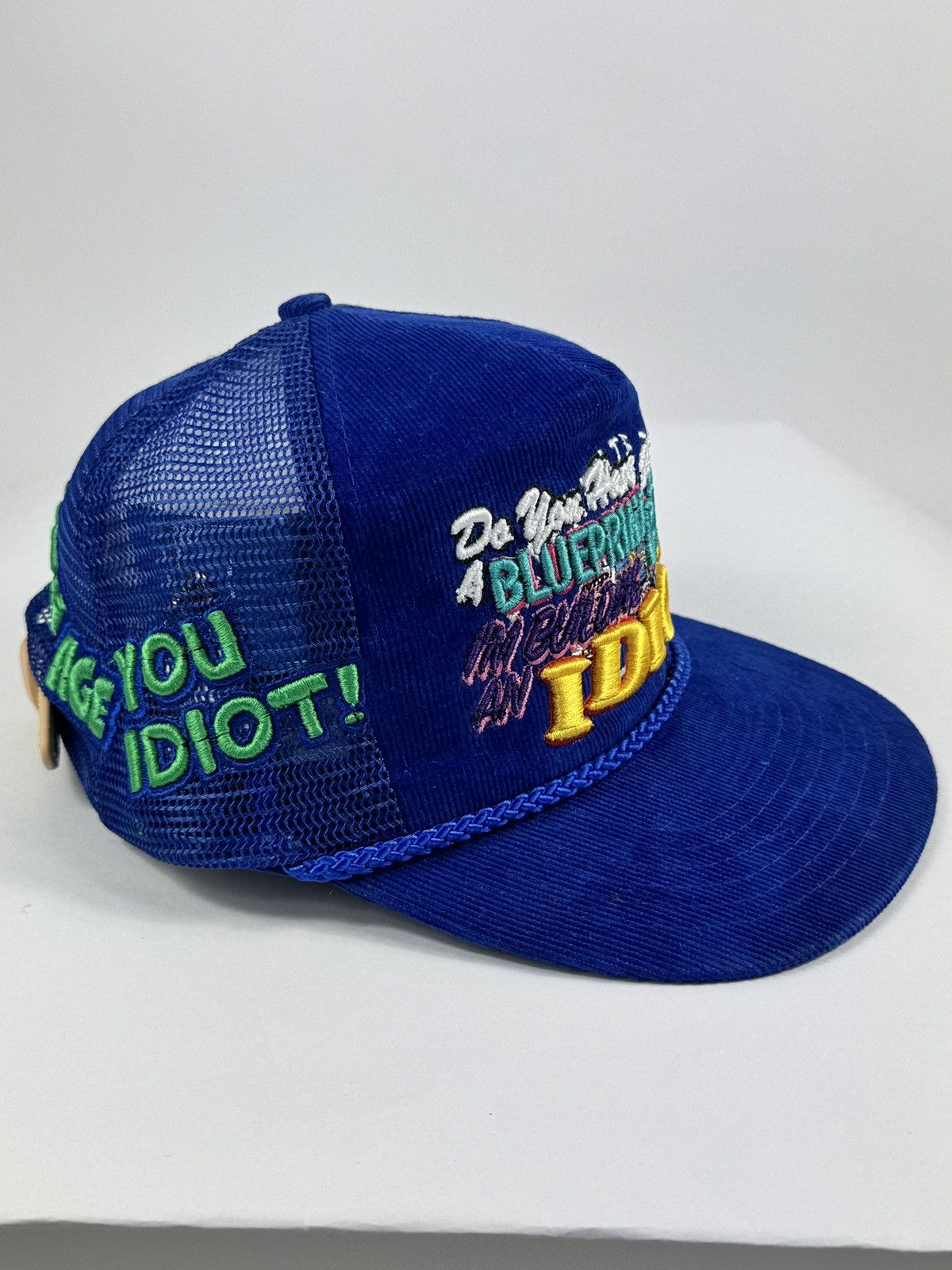 Better With Age BLUEPRINT BRAIN EMBROIDERED TRUCKER CAP Size ONE SIZE - 2 Thumbnail