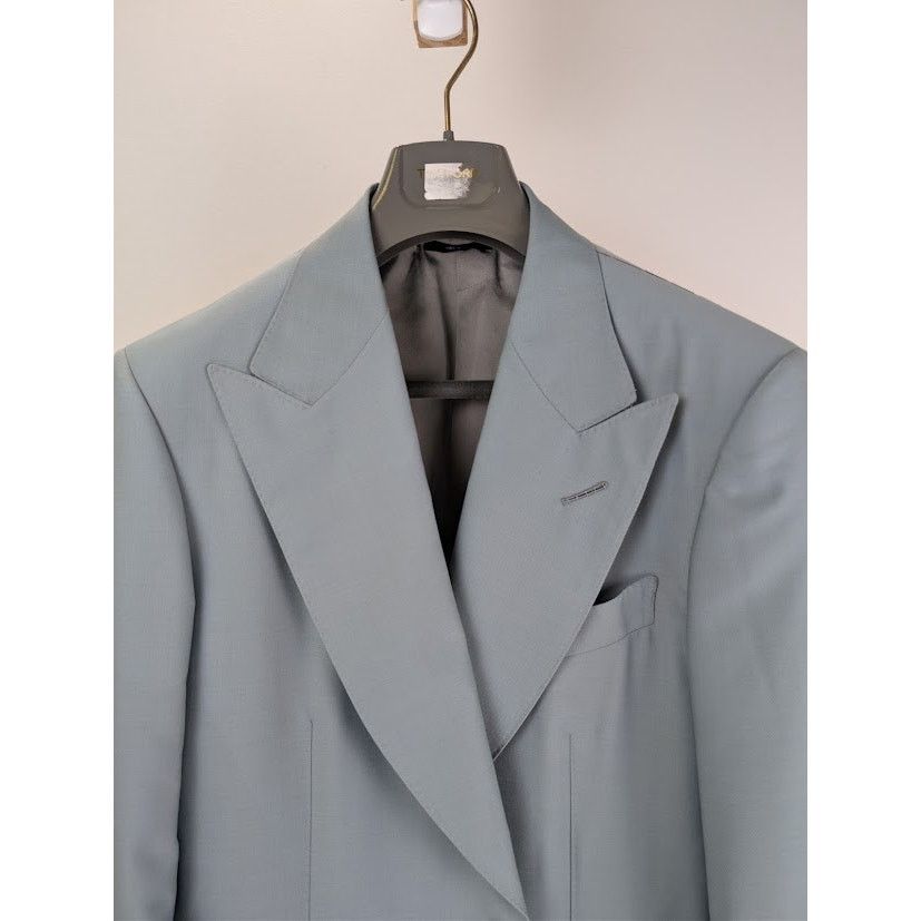 Tom Ford o1rshd1 Blazer Jacket in Light Blue Size US M / EU 48-50 / 2 - 6 Thumbnail