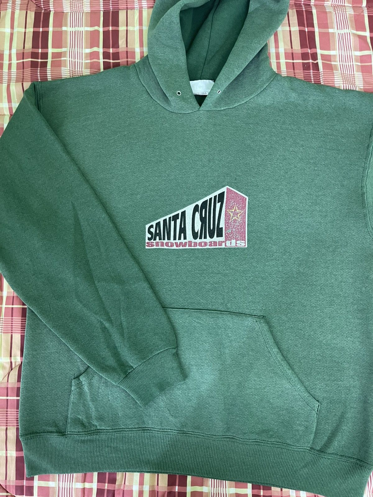 Santa Cruz Skateboards Vintage 90's Santa Cruz Snowboard Hoodie Size US M / EU 48-50 / 2 - 11 Thumbnail