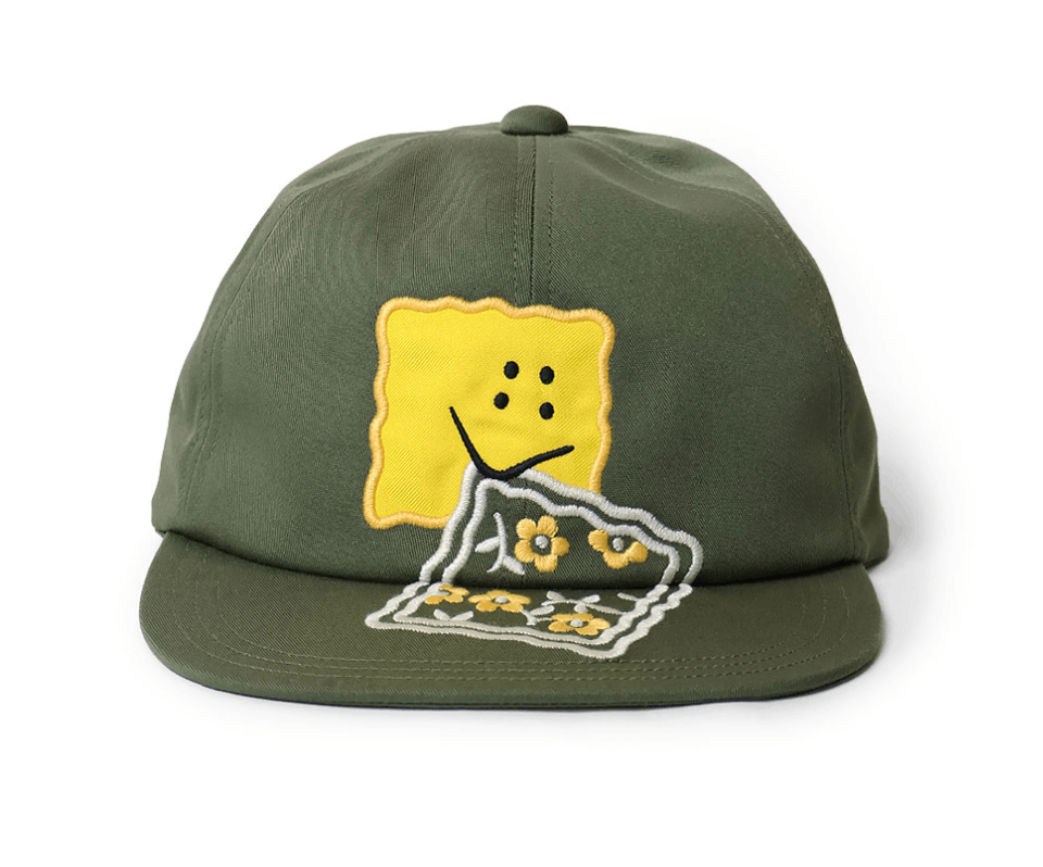 Kapital Chino Baseball Cap (PECKISH RAINBOWY Embroidery) Size ONE SIZE - 2 Thumbnail