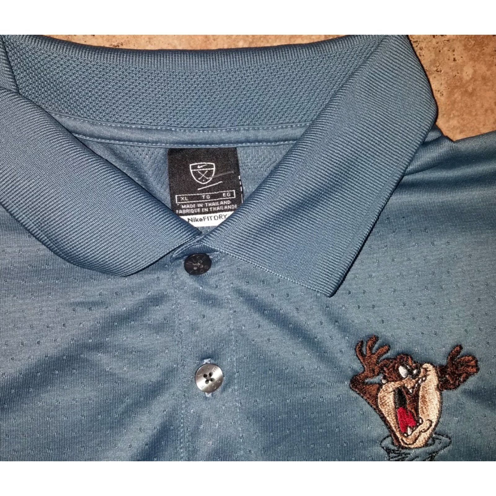 Vintage Nike Polo Golf Shirt NikeFit Dry Men's XL Blue Golf Apparel Size US XL / EU 56 / 4 - 2 Thumbnail