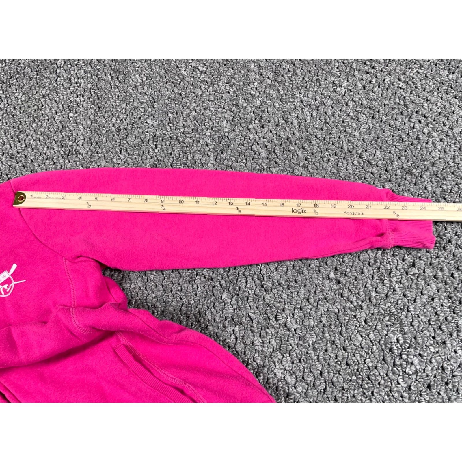 Champion Champion Sweatshirt Crew Crest Zip Pink XL Women's Regular Hallmark: Retro, Hipster - Full Zip, Lightweight, Activewear, Casual Size XL / US 12-14 / IT 48-50 - 7 Thumbnail