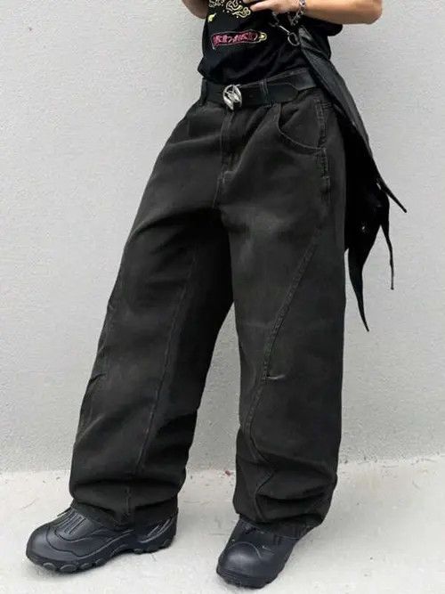 Japanese Brand Skate Baggy Denim Jeans Loose fit Size US 32 / EU 48 - 2 Thumbnail