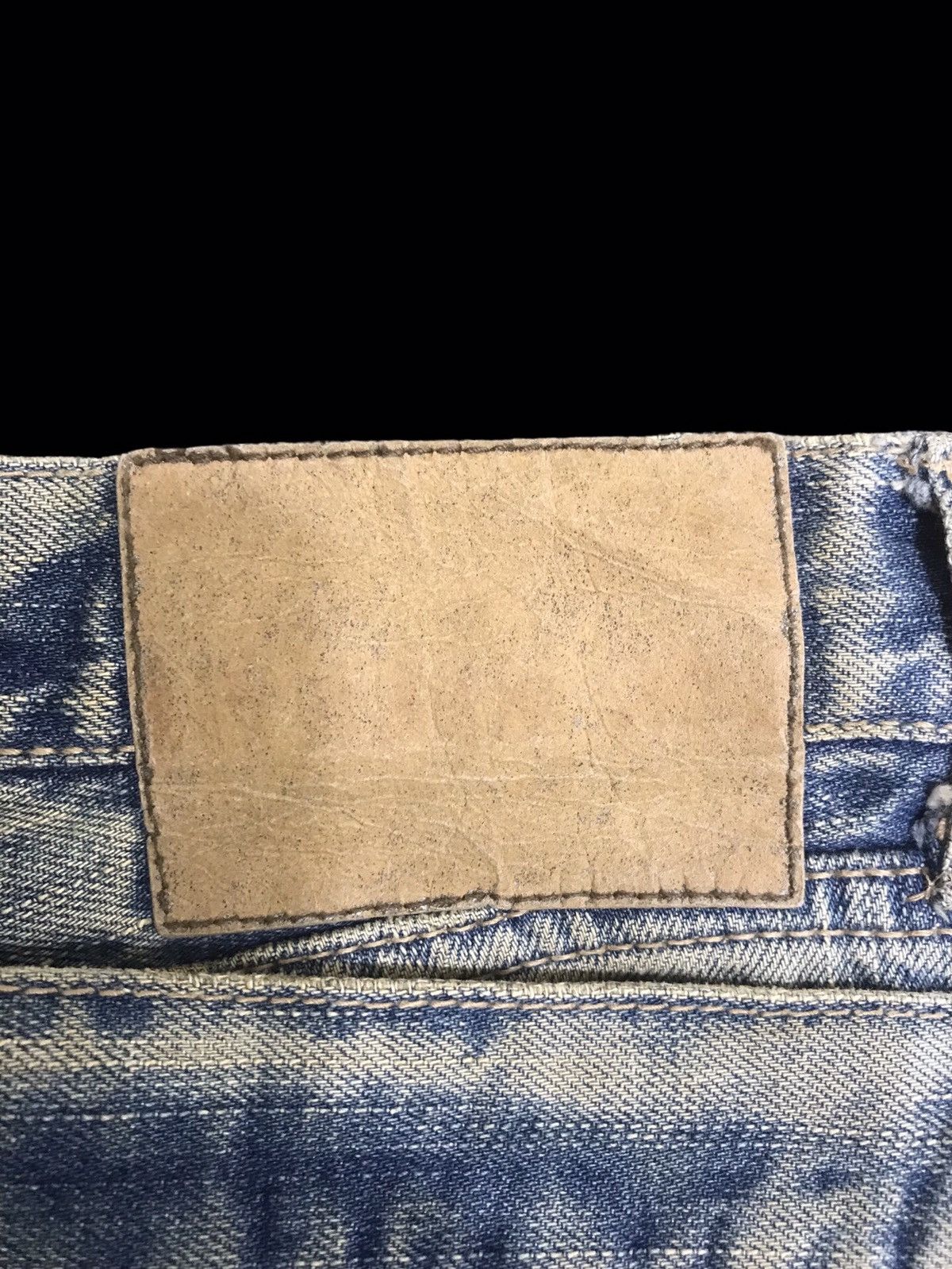 PPFM 💥DOUBLE WAIST💥Archival PPFM Distressed Patchwork Denim F86 Size US 33 - 16 Thumbnail