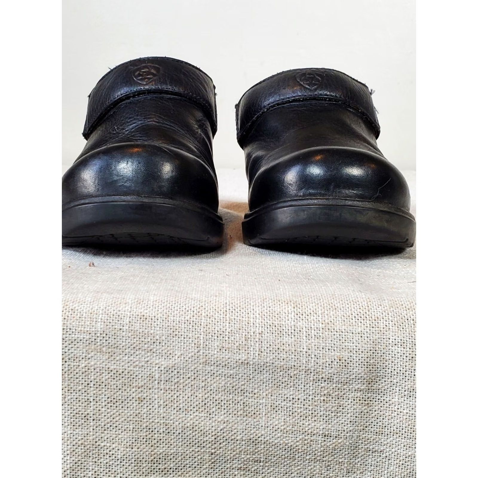 Ariat Ariat Santa Cruz Clogs Black Leather Slip On Sling Back Women's 7 US Saddle/Cruze? Size US 5 / IT 35 - 4 Thumbnail