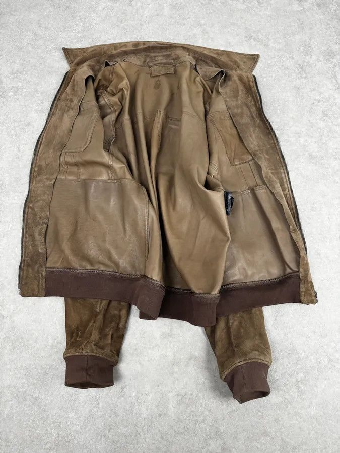 Prada AW2007 Prada Beige Brown Suede Front Pockets Leather Jacket Size US L / EU 52-54 / 3 - 7 Thumbnail