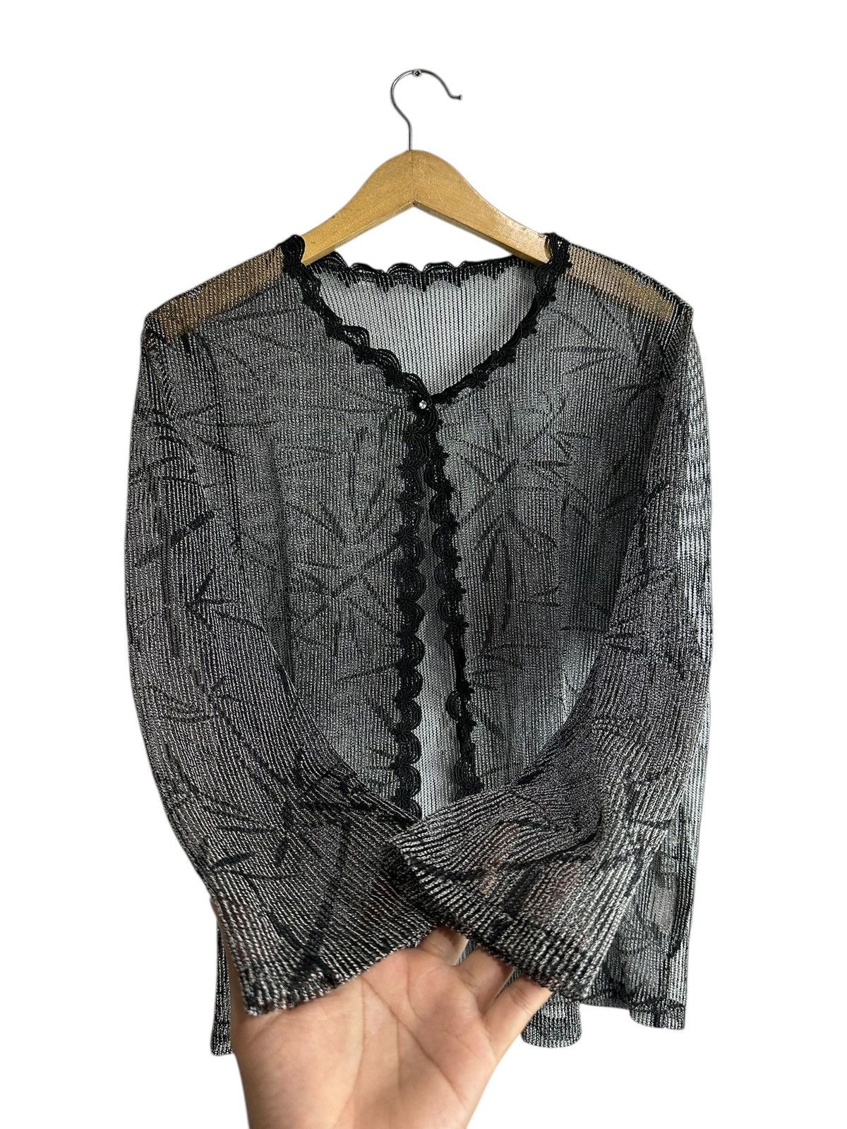 Yohji Yamamoto 2000s UNDEFINED TRANSPARENT Shirt ISSEY YOHJI STYLE Size M / US 6-8 / IT 42-44 - 4 Thumbnail