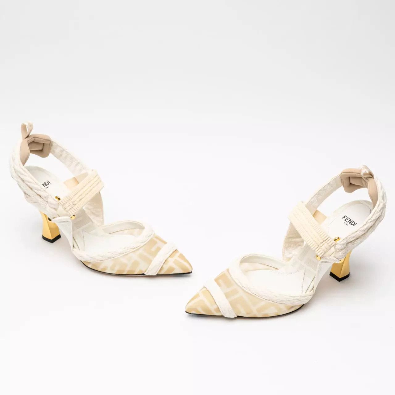Fendi o1loc1c0824 Colibri in White Size US 12 / IT 42 - 2 Thumbnail