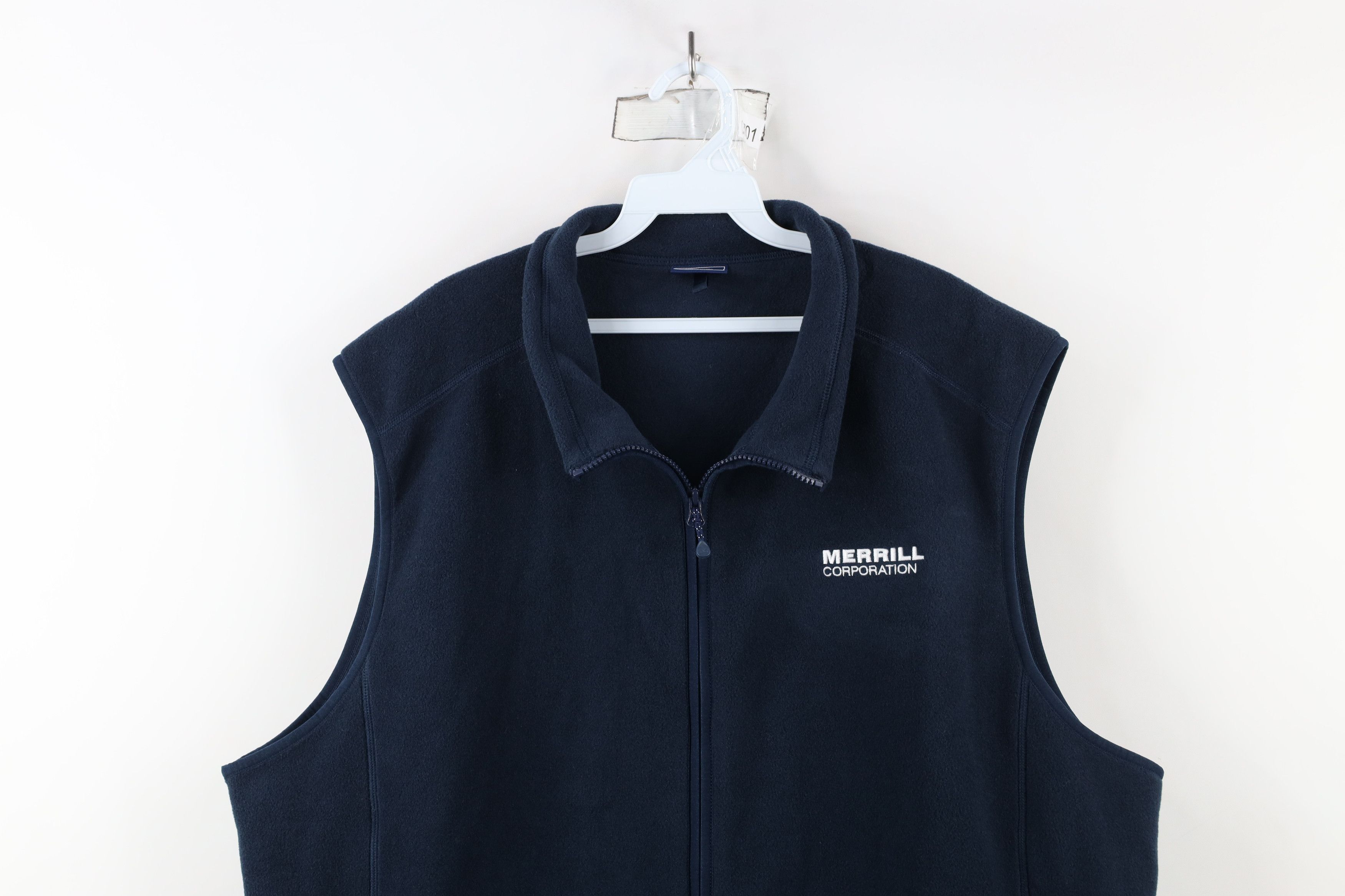 Vineyard Vines × Vintage Vineyard Vines Whale Logo Harbor Fleece Full Zip Vest Jacket Size US XXL / EU 58 / 5 - 2 Thumbnail