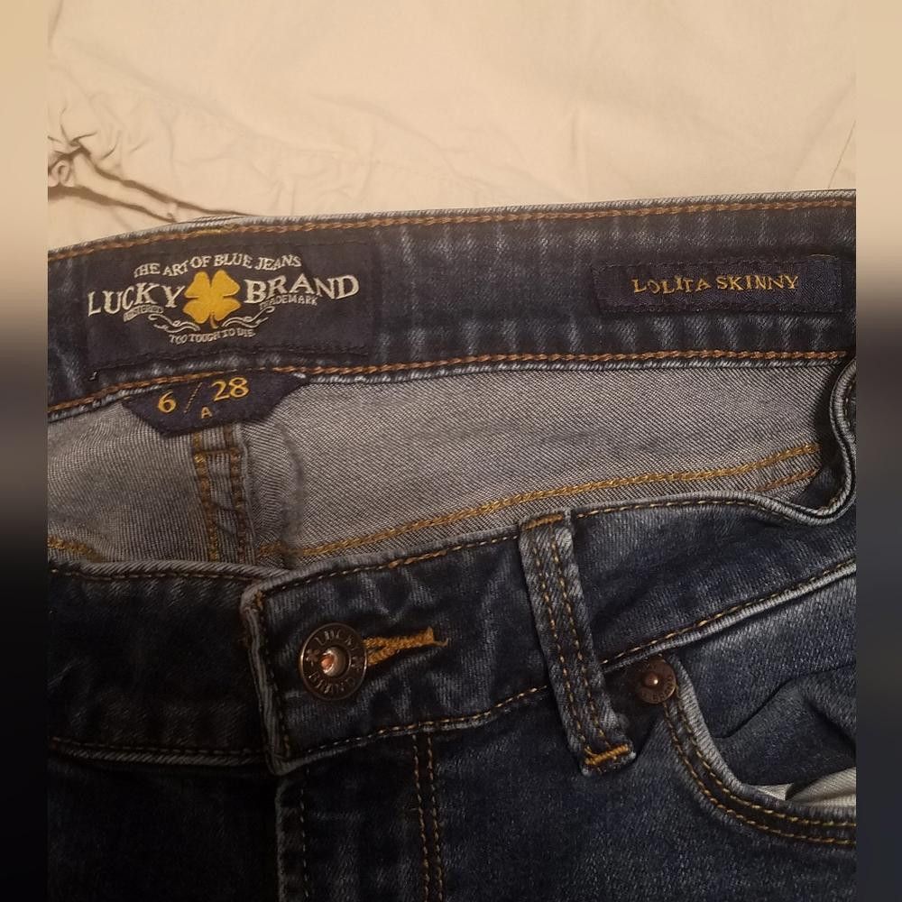 Lucky Brand Lucky Brand Blue Women's Jeans Size 6/28 Size 28" / US 6 / IT 42 - 4 Thumbnail
