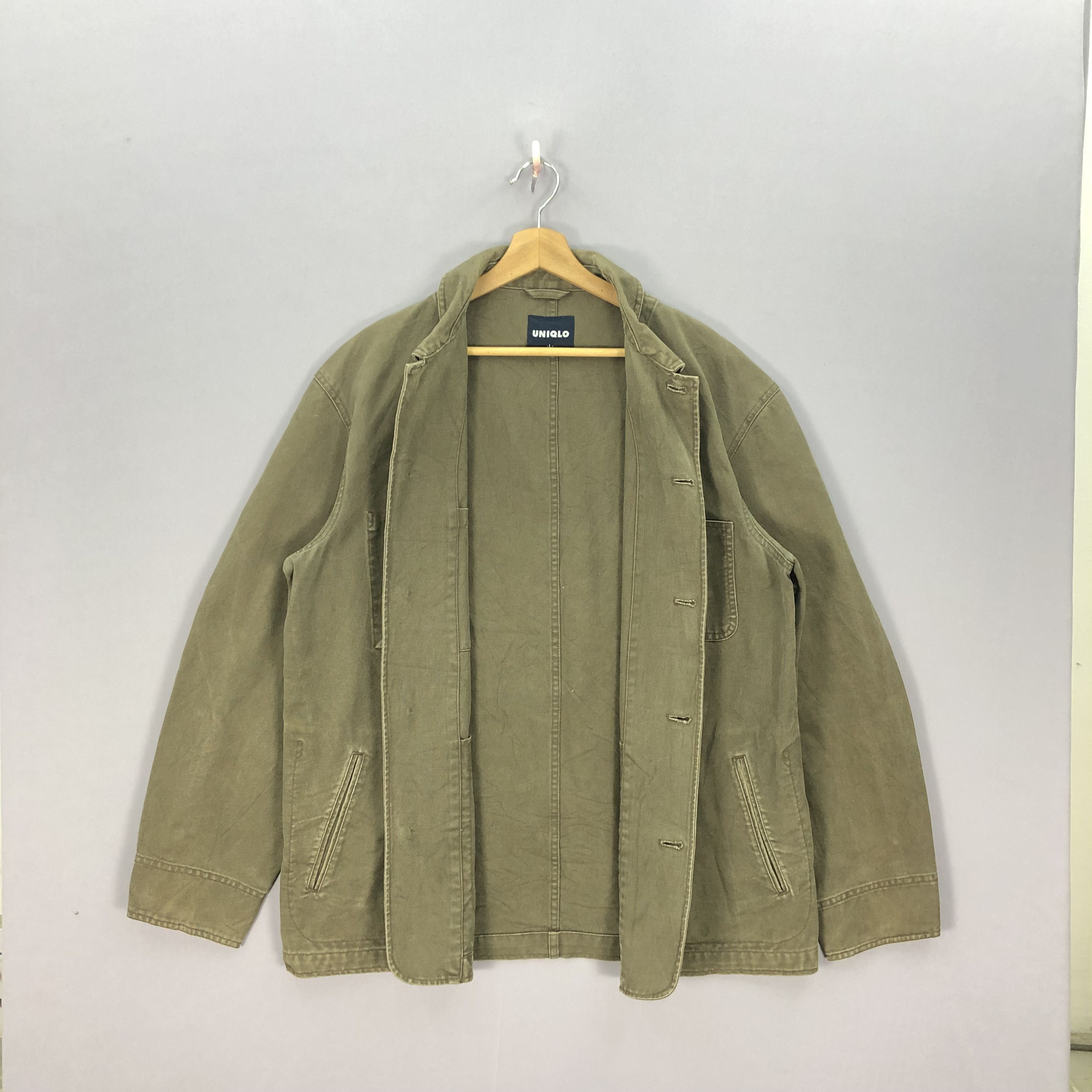 Japanese Brand Vintage Uniqlo Chore Varsity Jacket Wool Jackets Size US L / EU 52-54 / 3 - 5 Thumbnail