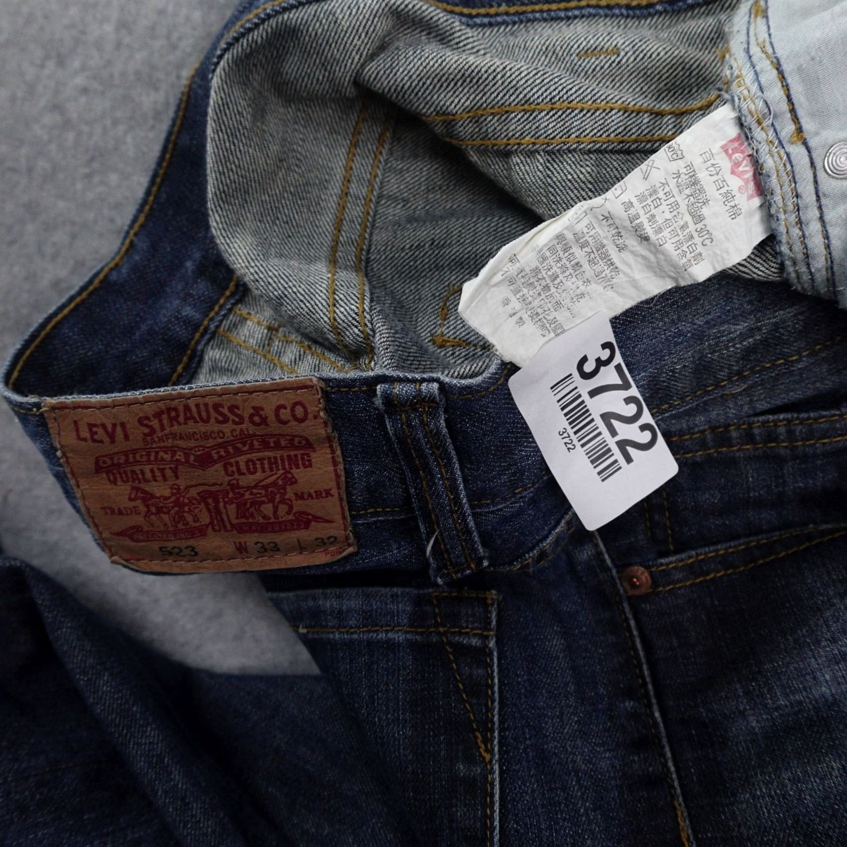 Levi's VINTAGE Levi's Jeans 523 Mens 30 (30X30) Straight Denim Blue Distressed Jeans Mens Size US 30 / EU 46 - 5 Thumbnail
