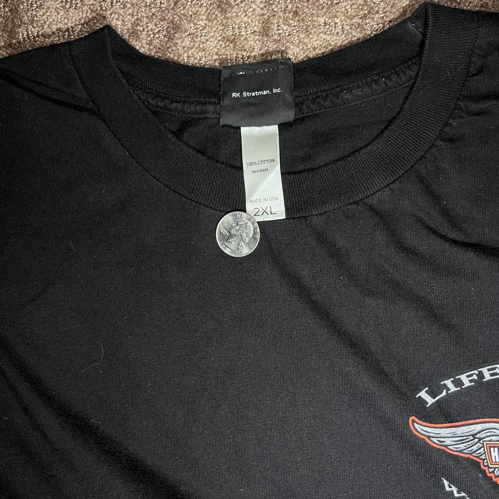 Harley Davidson 🔥 Harley-Davidson “Life Begins”Tee – Size 2XL Size US XXL / EU 58 / 5 - 3 Thumbnail