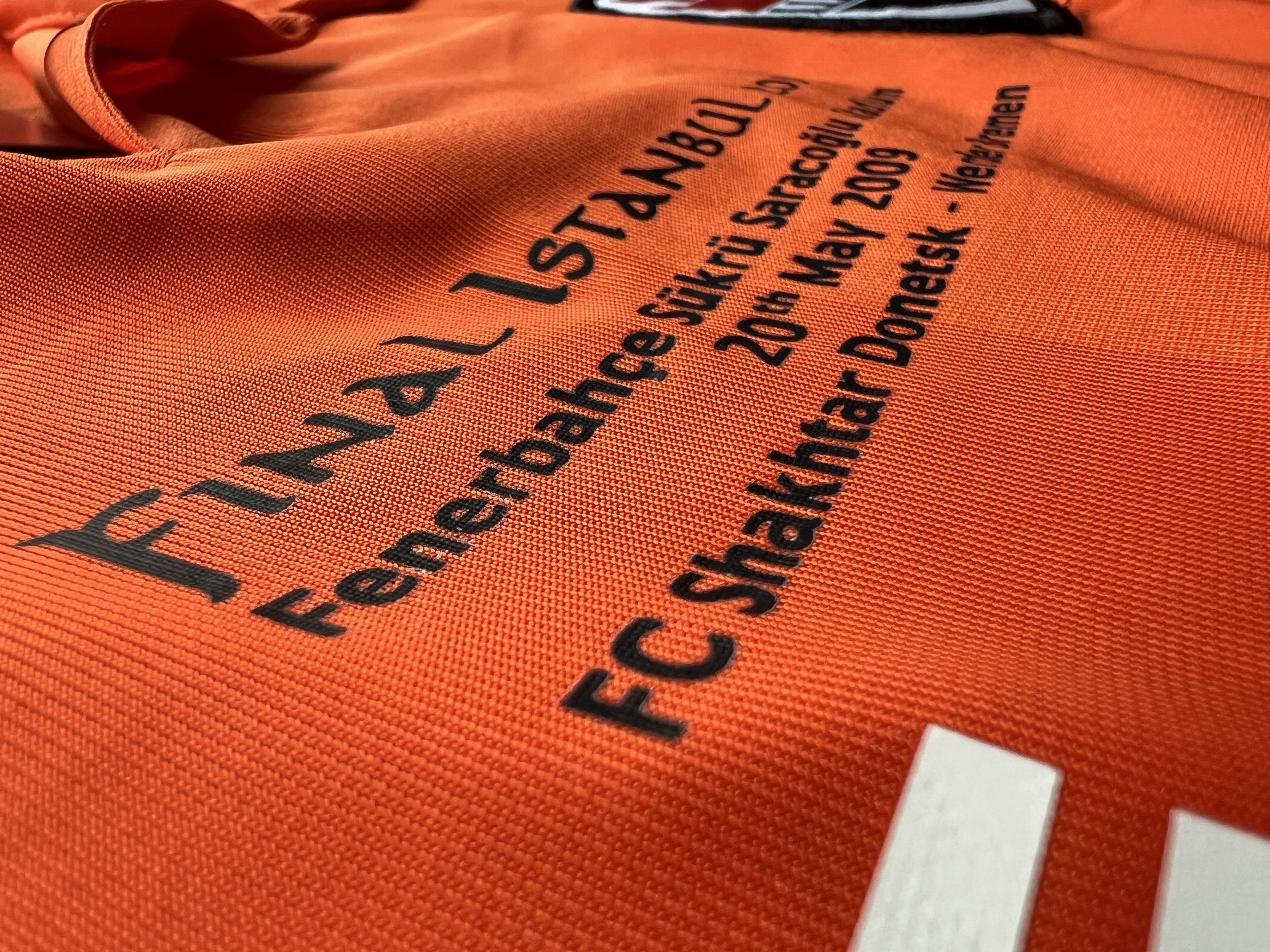 Nike Match Prepared Shakhtar Donetsk jersey UEFA Cup Final 2009 Size US XL / EU 56 / 4 - 5 Thumbnail