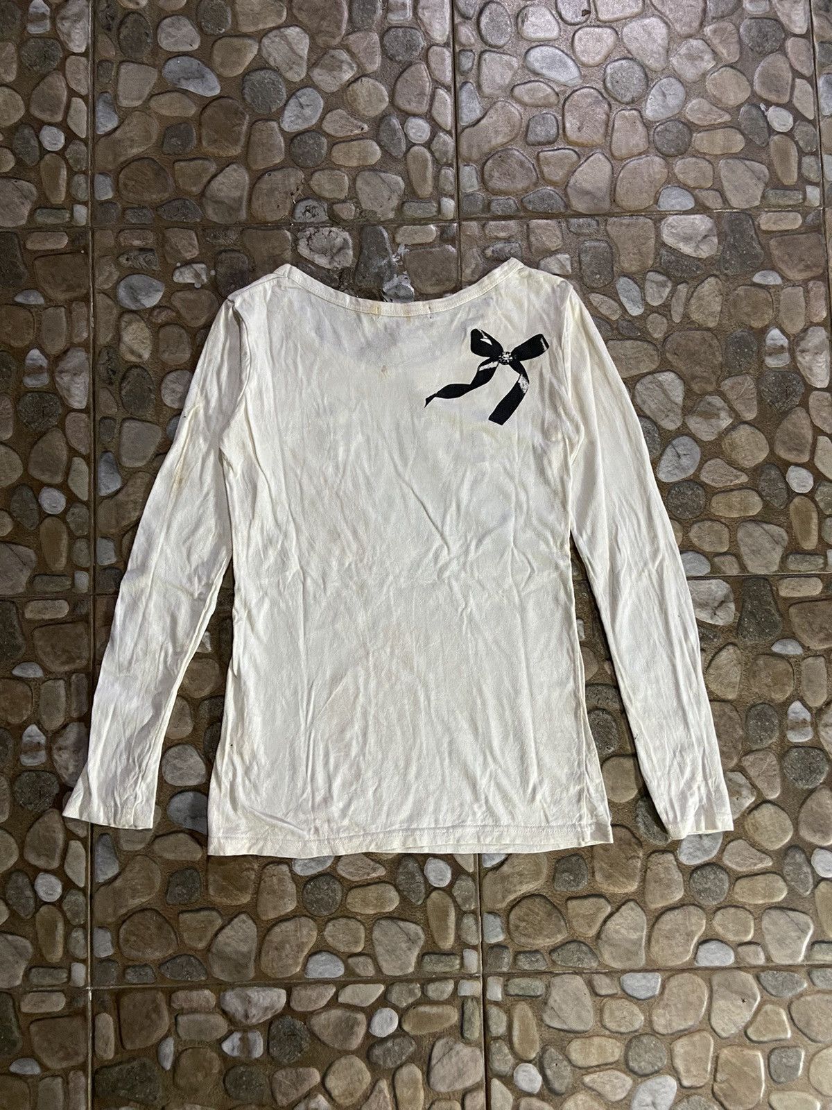 If Six Was Nine VTG Y2k rose fan fan ideal exotic spark long sleeve t-shirt Size XS / US 0-2 / IT 36-38 - 2 Thumbnail