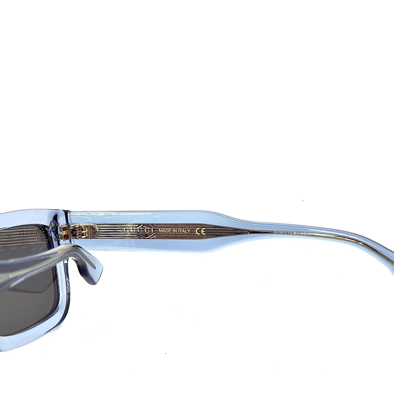 Gucci GUCCI Gg1085S 1085 Crystal Blue Diamond Unisex Chunky 004 Size ONE SIZE - 9 Thumbnail