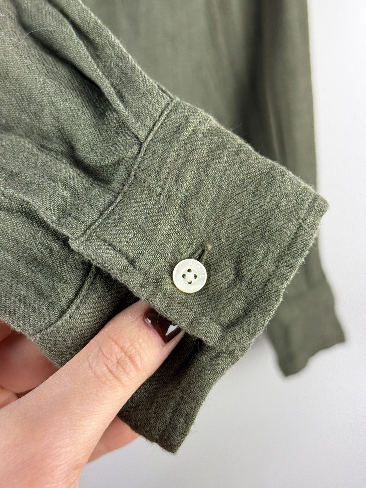 Beams Plus Beams Plus Japan Men’s Long Sleeve Linen Button Up Shirt Size US M / EU 48-50 / 2 - 11 Thumbnail