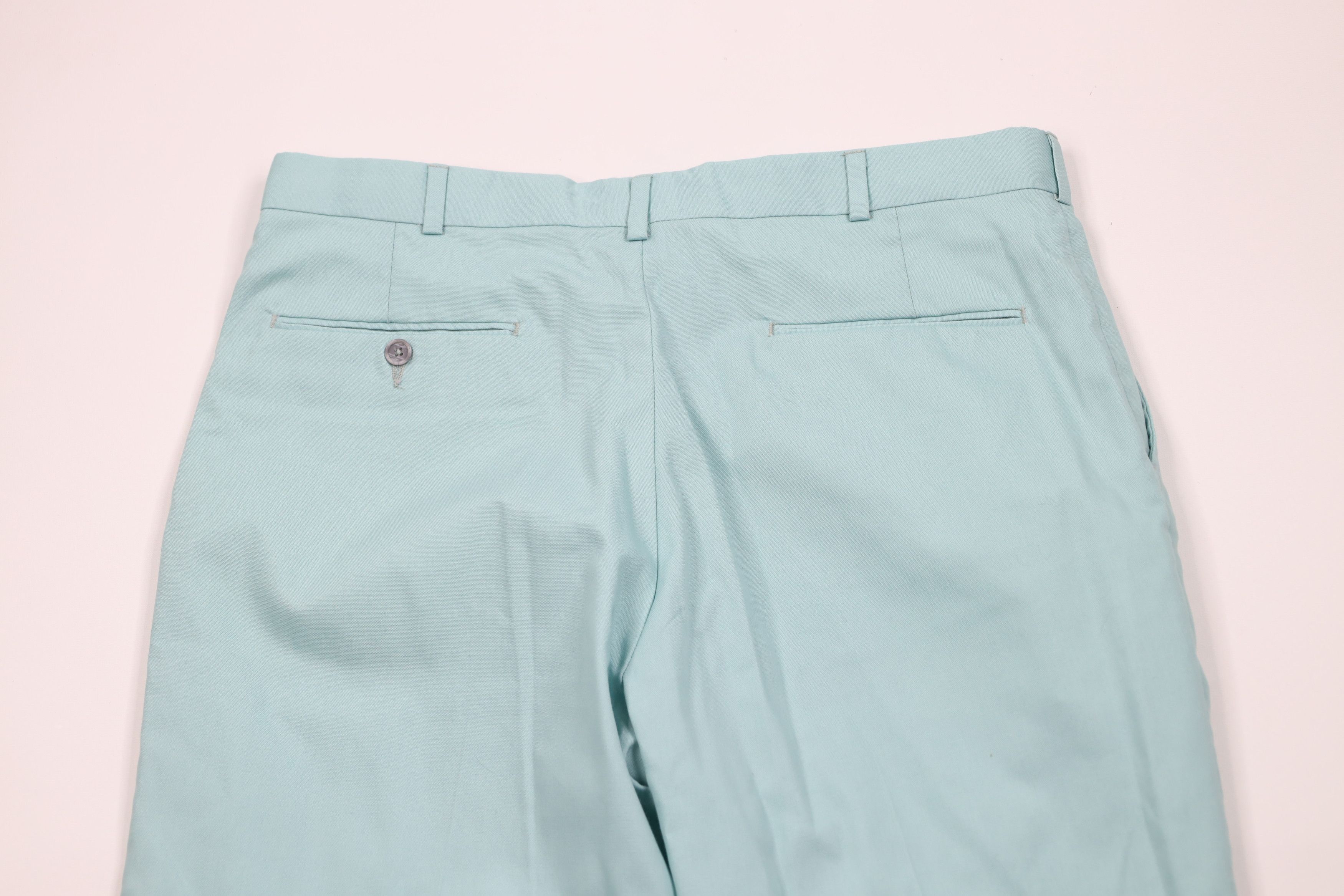 Vintage Vintage 70s Streetwear Bell Bottoms Chino Pants Blue USA Size US 34 / EU 50 - 9 Thumbnail
