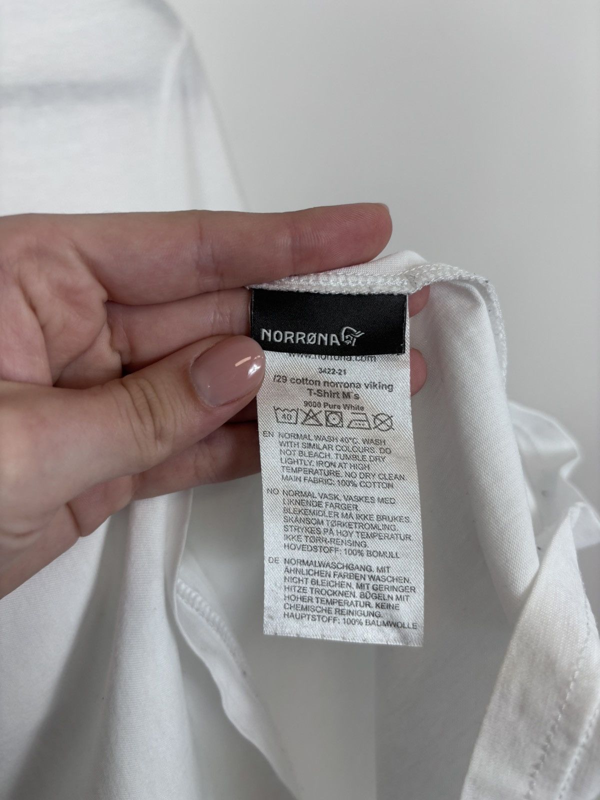 Norrona Norrona /29 Cotton Viking T-Shirt Big Logo White Outdoor Size US S / EU 44-46 / 1 - 9 Thumbnail