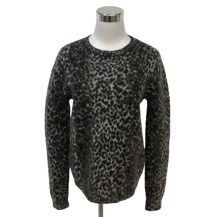Saint Laurent Paris Saint Laurent Leopard Mohair Sweater Size S Size US S / EU 44-46 / 1 - 1 Thumbnail
