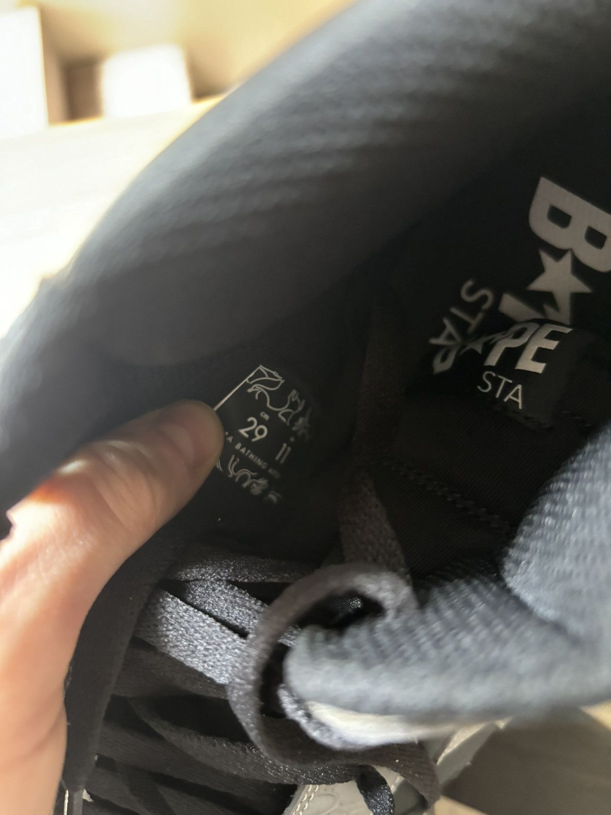 Bape Bape Sta Court Shadow High Sneakers Size US 12 / EU 45 - 10 Thumbnail