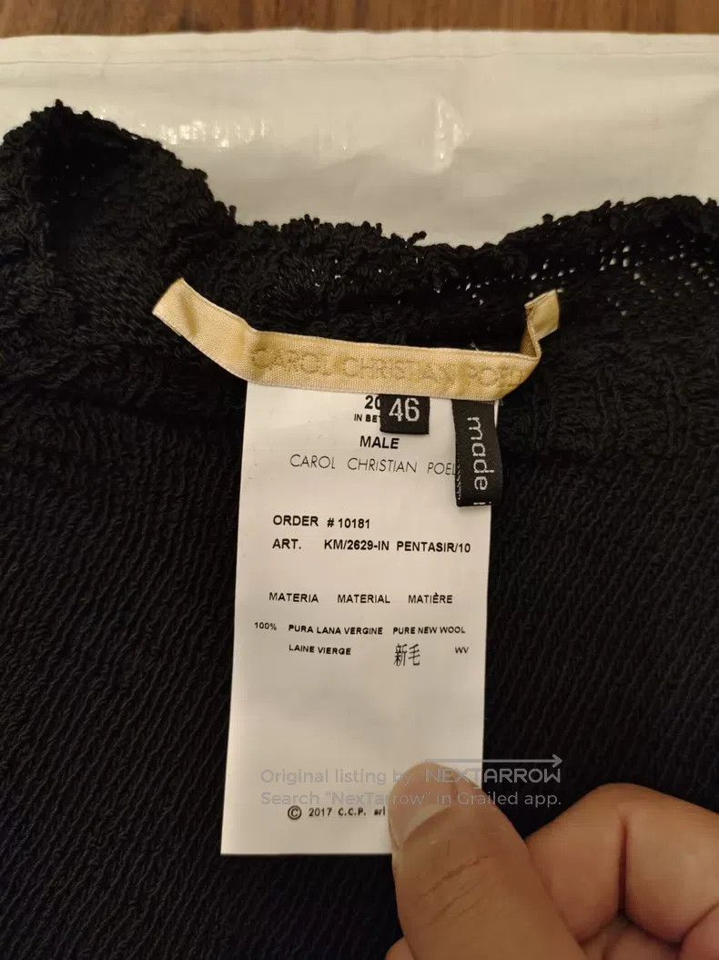 Carol Christian Poell Carol Christian Poell Knitted Sweater Size US S / EU 44-46 / 1 - 2 Thumbnail