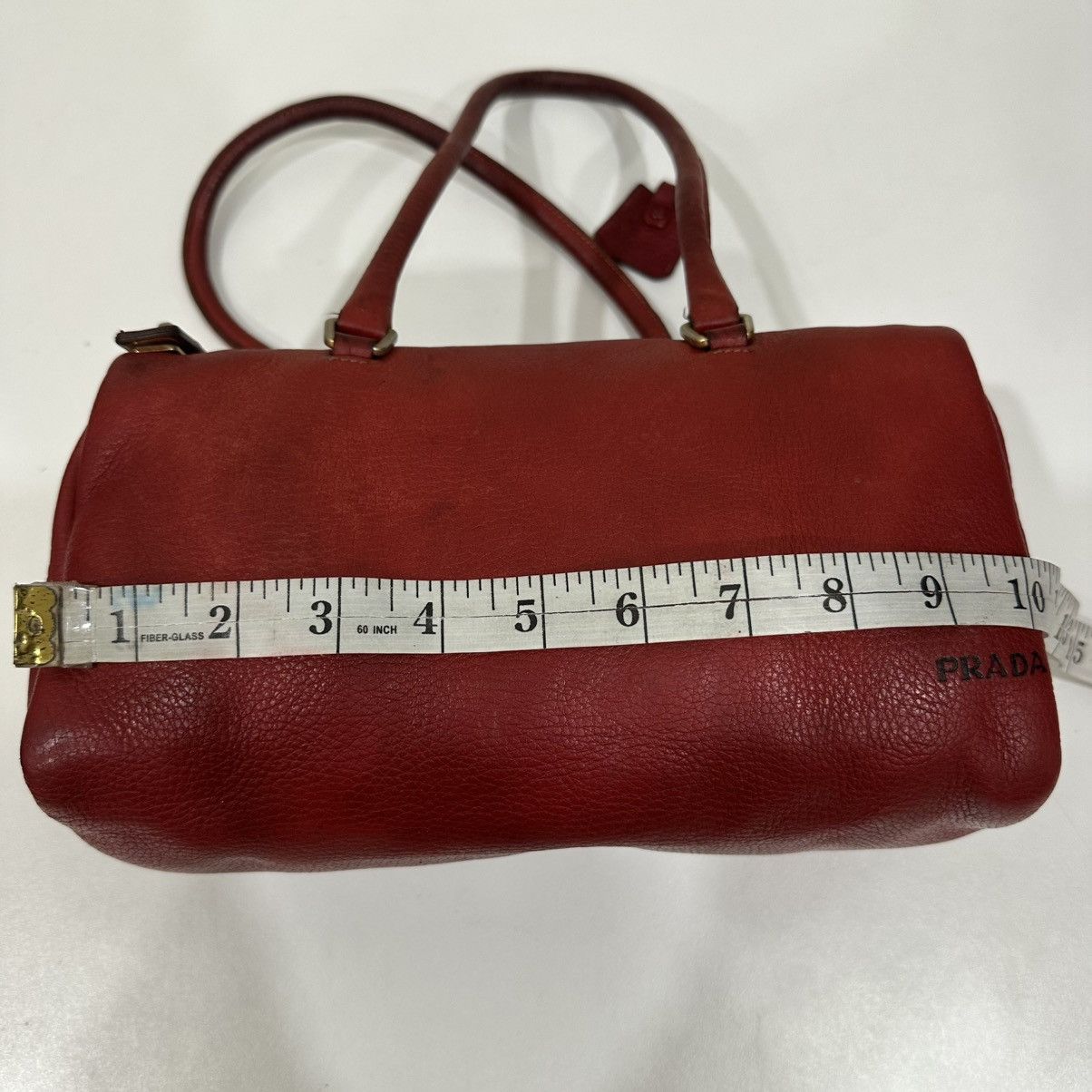 Prada PRADA VITELLO DAINO LEATHER BAULETTO MINI BOSTON BAG Size ONE SIZE - 11 Thumbnail