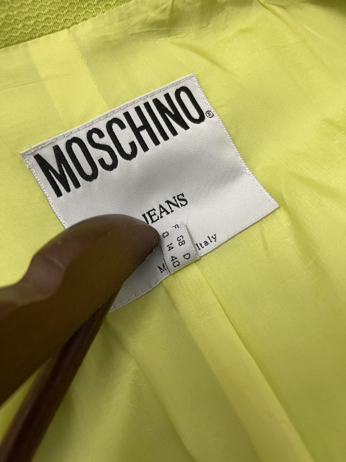 Moschino Moschino Light Green Buttons Blazer Size XS / US 0-2 / IT 36-38 - 14 Thumbnail