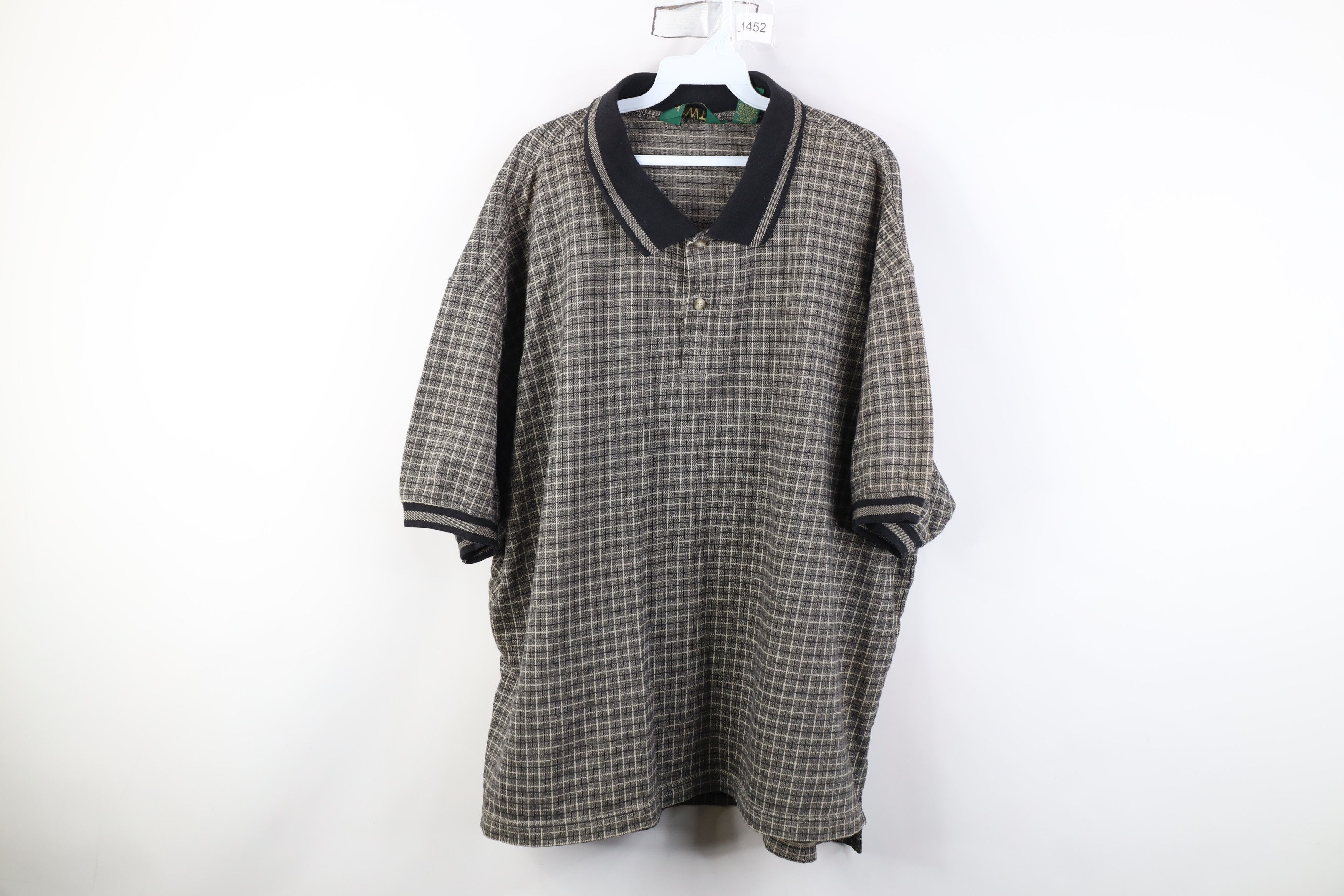 Vintage Vintage 90s Streetwear Short Sleeve Collared Golf Polo Shirt Size US XXL / EU 58 / 5 - 1 Thumbnail