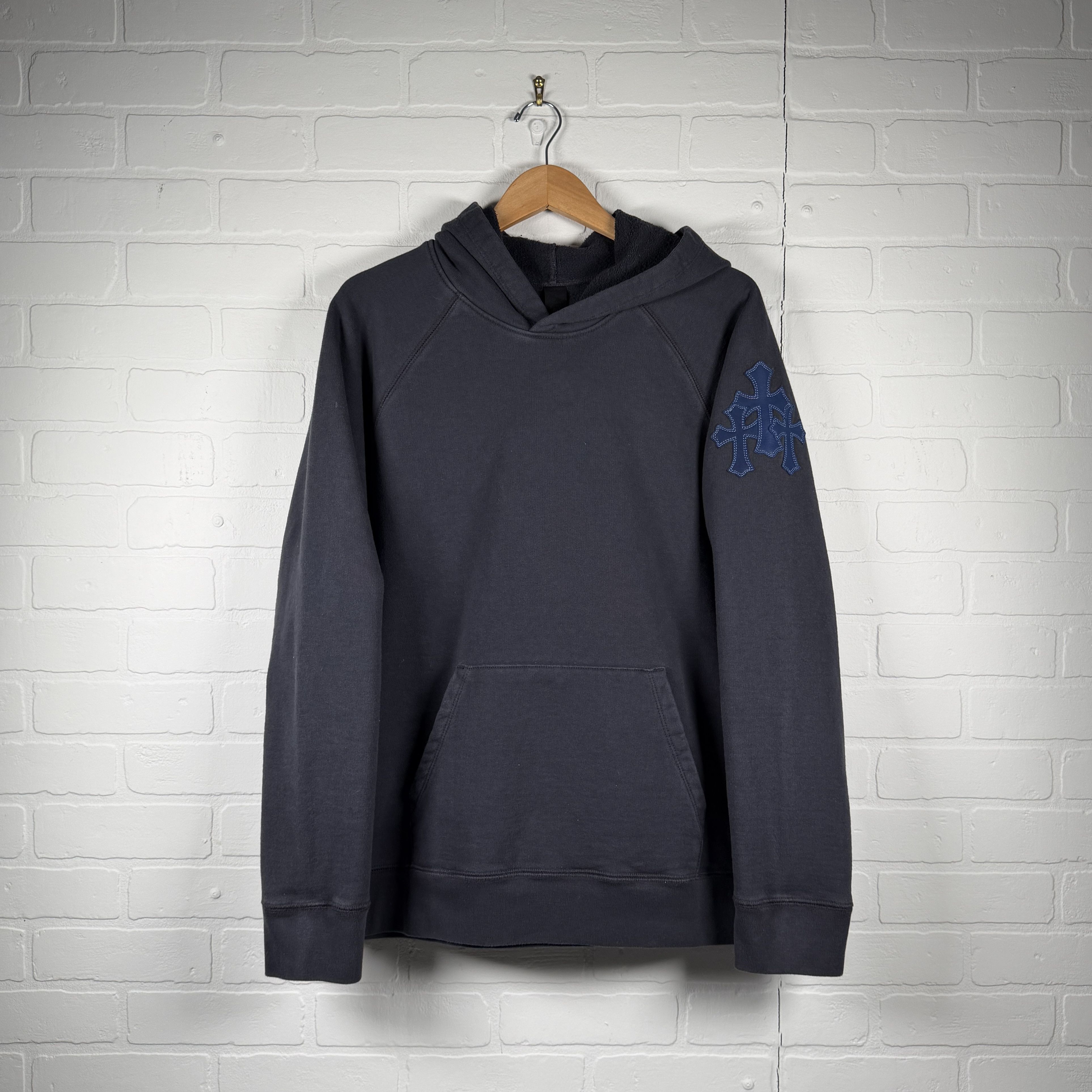 Chrome Hearts Chrome Hearts Blue Cross Patch Paper Jam Hoodie Size US L / EU 52-54 / 3 - 1 Thumbnail